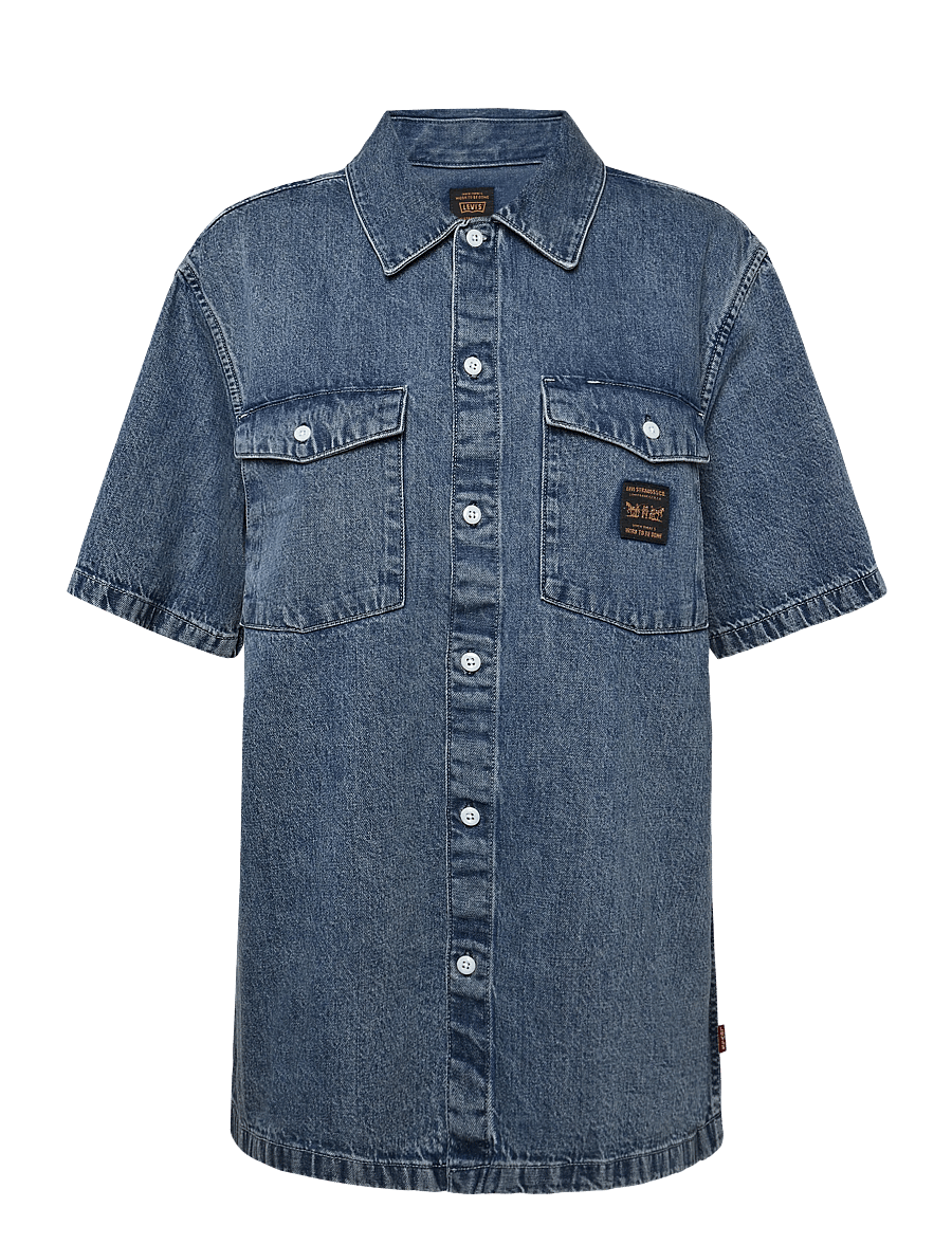 Levi's® - SS WORKER WW MINE FOR NOW - dark indigo - worn in - 0