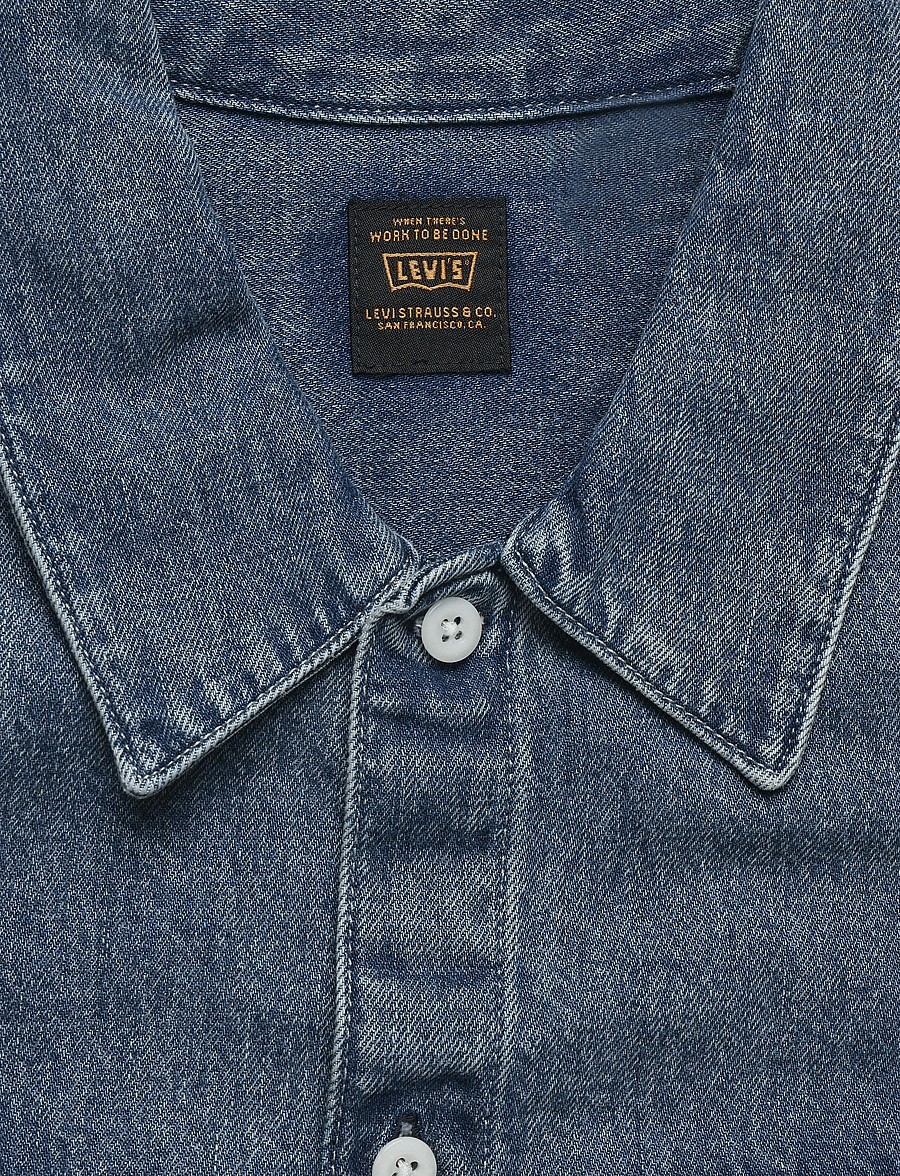 Levi's® - SS WORKER WW MINE FOR NOW - dark indigo - worn in - 2