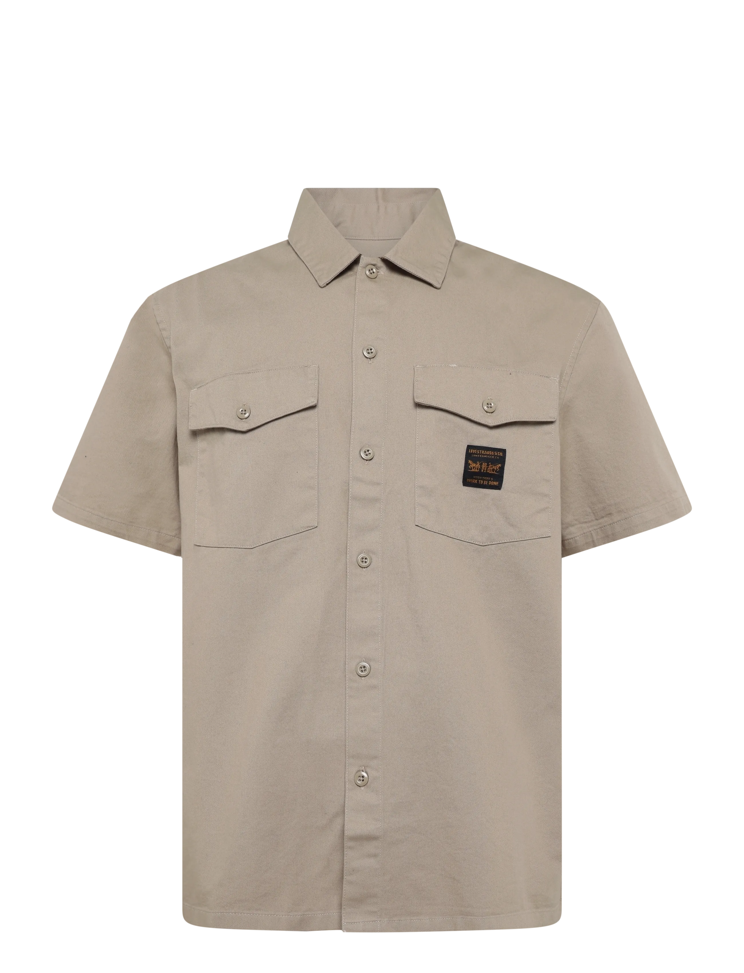 Levi's® - SS WORKER WW TRENCH COAT TWILL - kortærmede skjorter - neutrals - 1