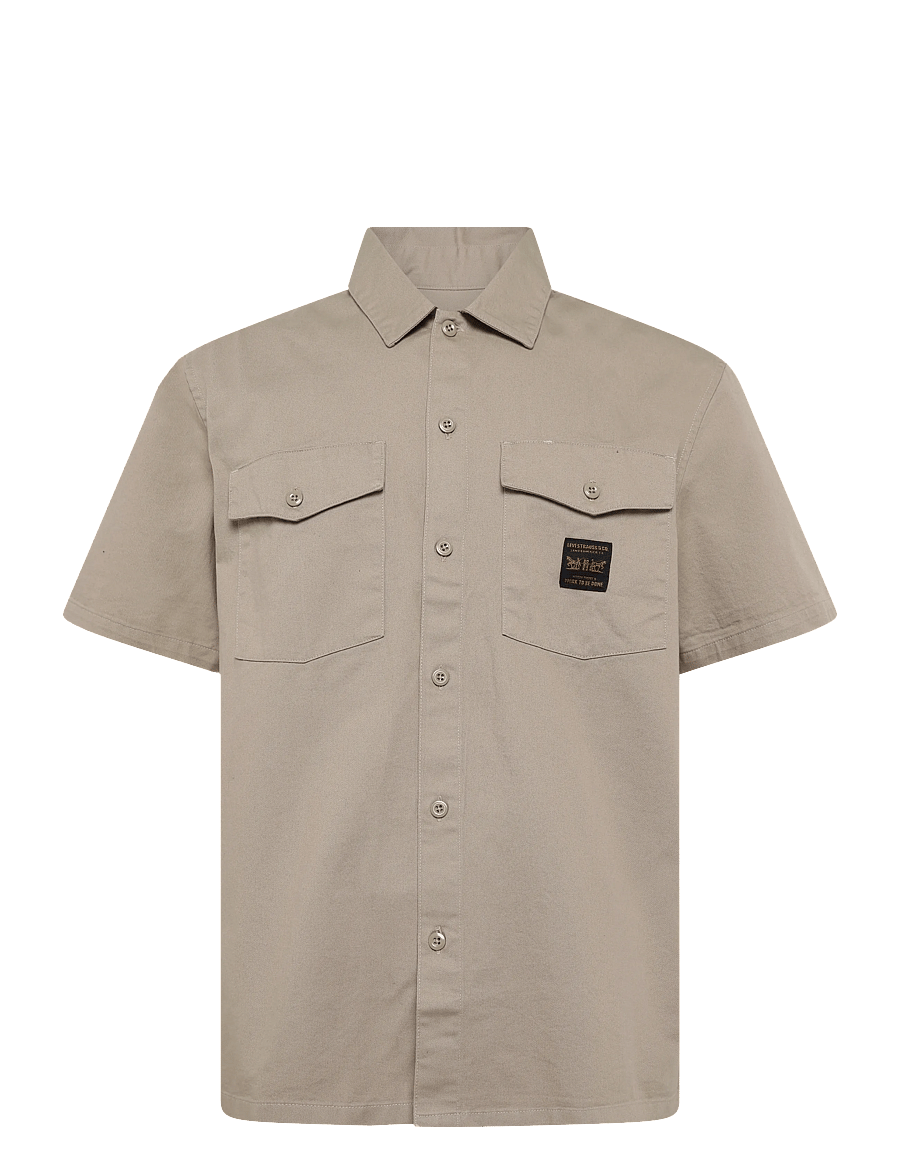 Levi's® - SS WORKER WW TRENCH COAT TWILL - kortærmede skjorter - neutrals - 1