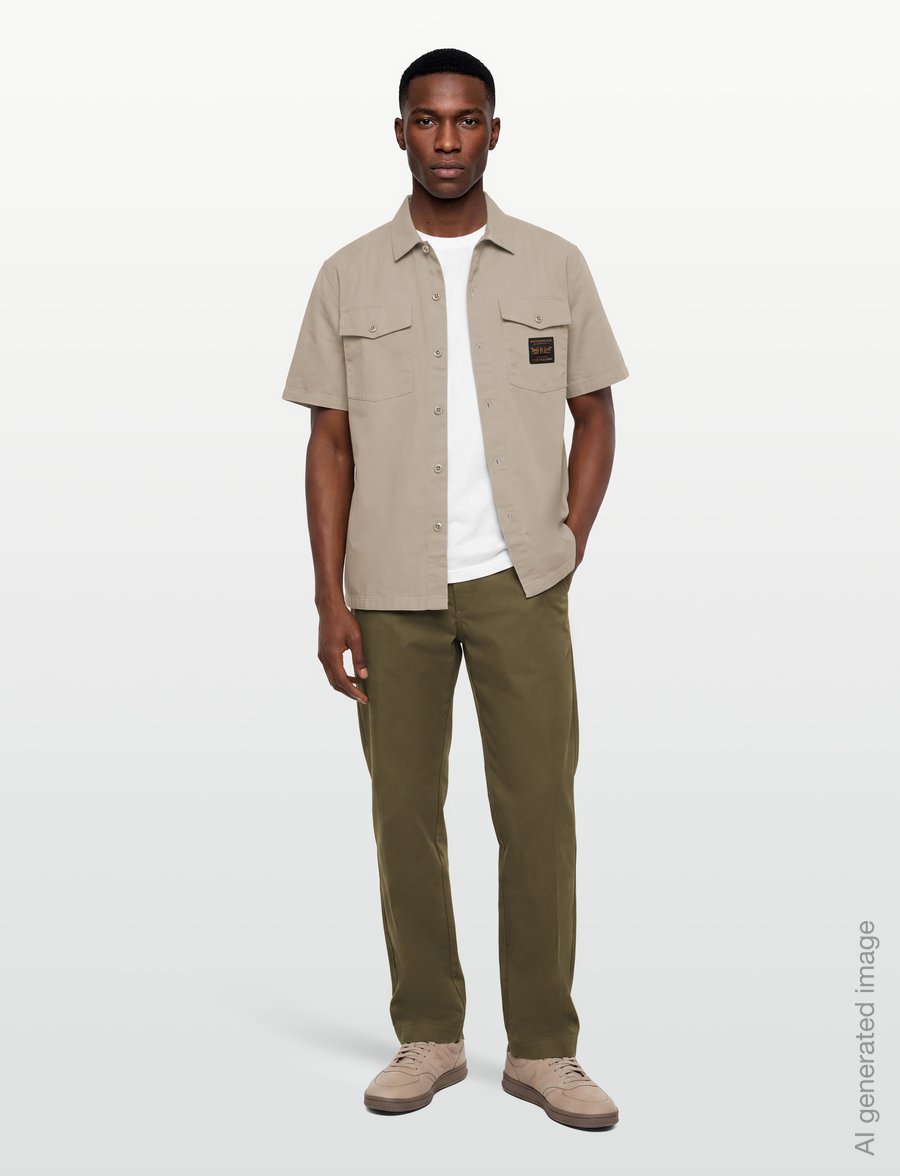 Levi's® - SS WORKER WW TRENCH COAT TWILL - kortærmede skjorter - neutrals - 0