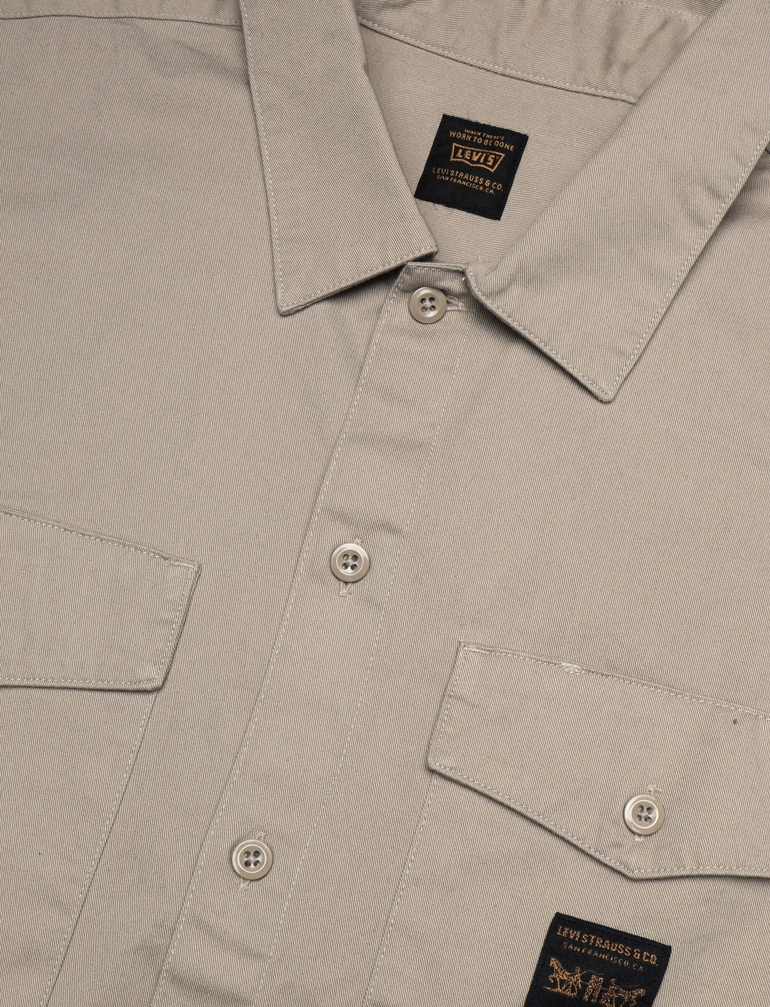 Levi's® - SS WORKER WW TRENCH COAT TWILL - kortærmede skjorter - neutrals - 5