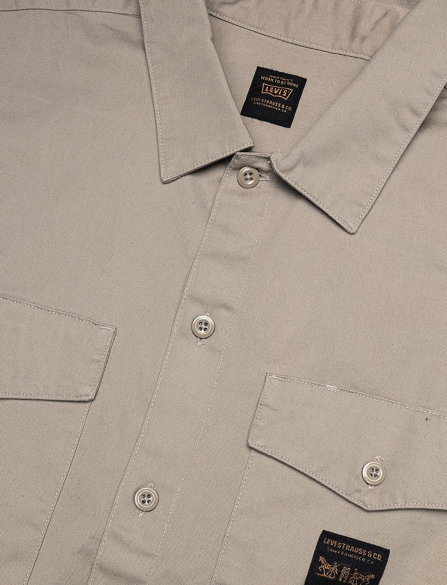 Levi's® - SS WORKER WW TRENCH COAT TWILL - kortærmede skjorter - neutrals - 5