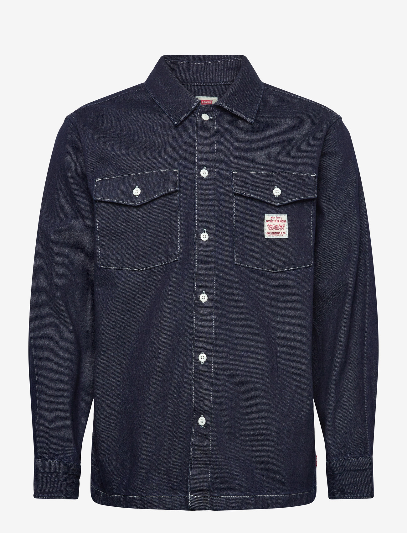 Levi's® - LS WORKER WW RINSE WORK REPEAT - födelsedagspresenter - dark indigo - flat finish - 1