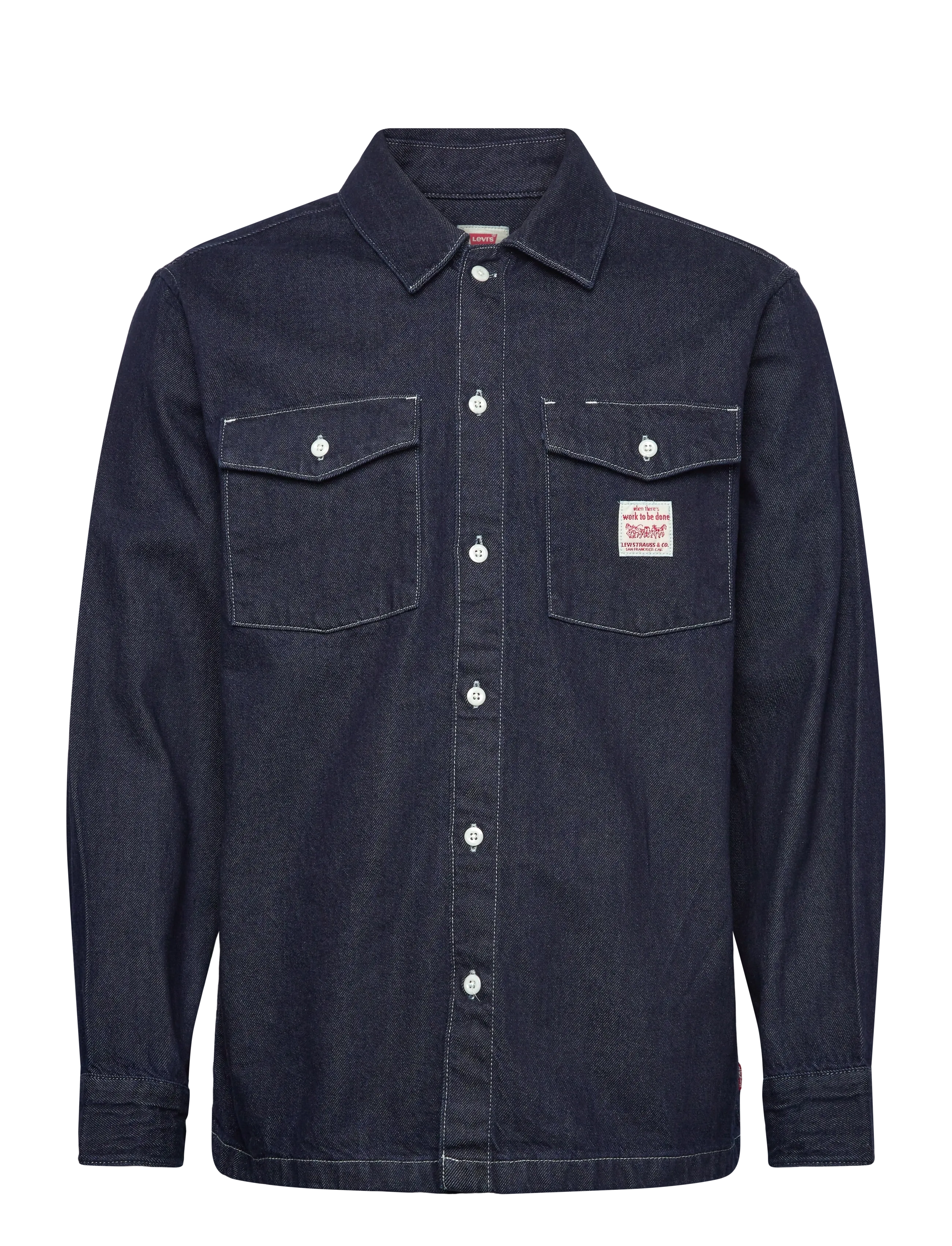 Levi's® LS WORKER WW RINSE WORK REPEAT - Tänavastiil - DARK INDIGO - FLAT FINISH / navy