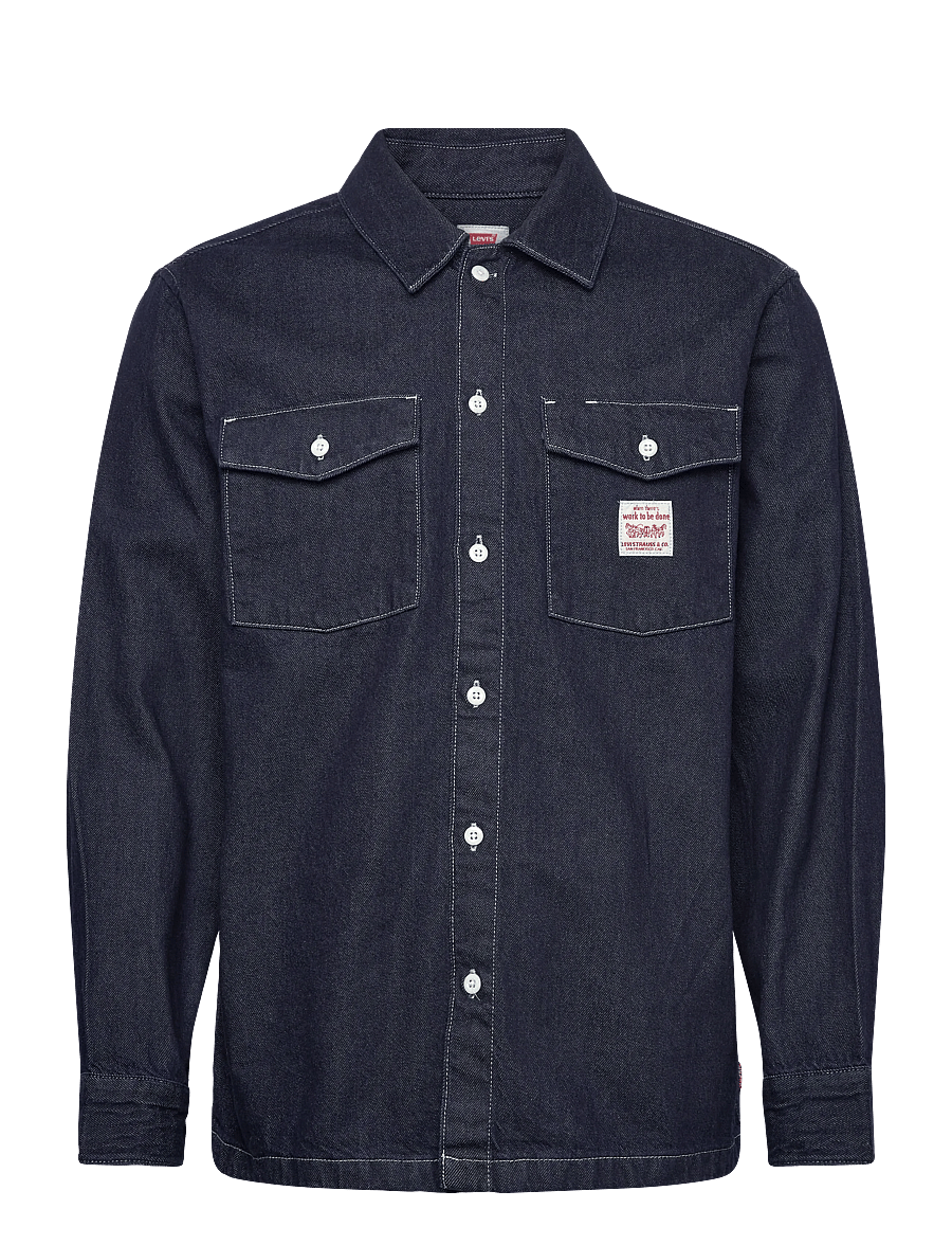 Levi's® - LS WORKER WW RINSE WORK REPEAT - teksasärgid - dark indigo - flat finish - 1