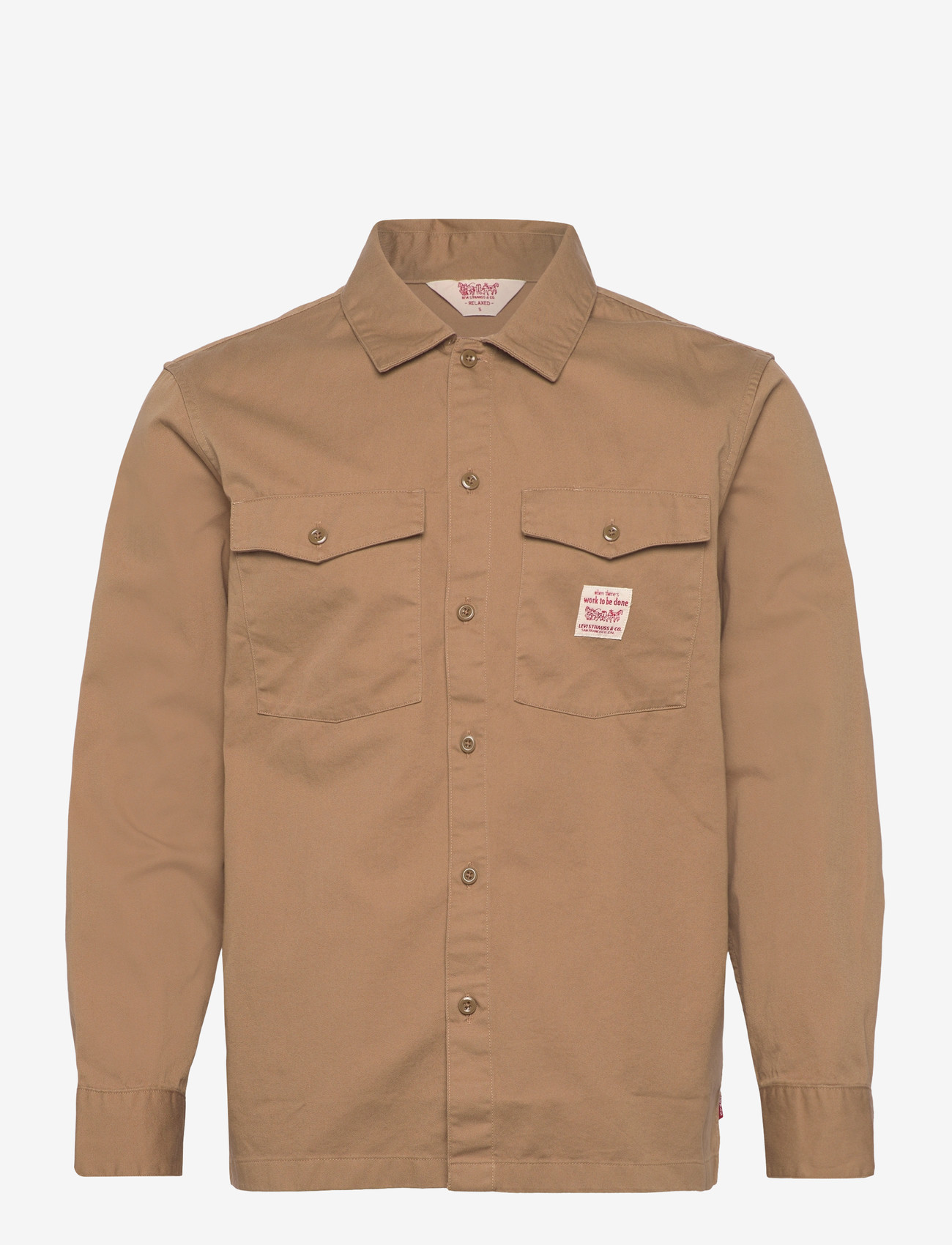 Levi's® - LS WORKER TIGERS EYE TWILL - browns - 1