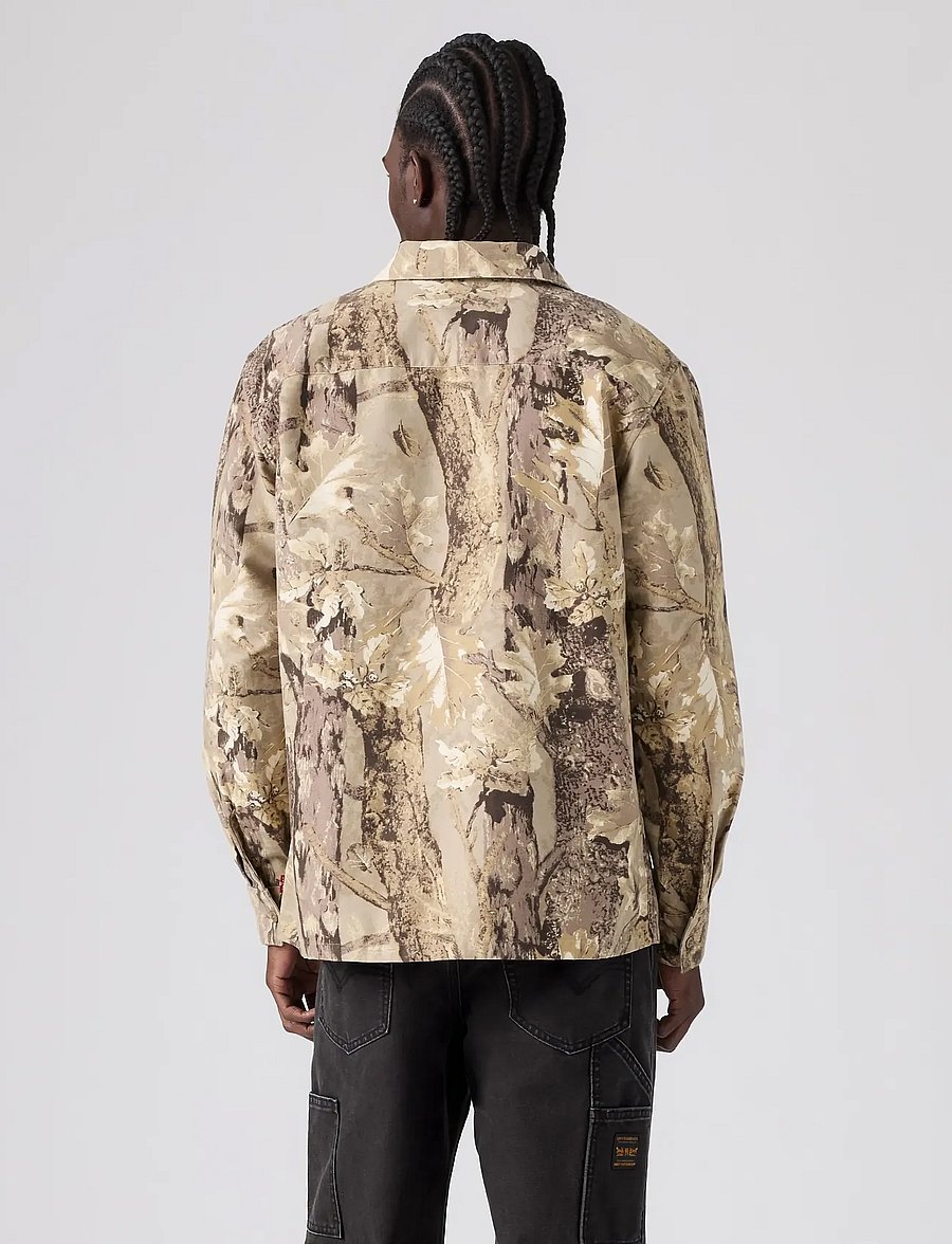 Levi's® - LS WORKER WW TEX FOREST CAMO G - pattern shirts - neutrals - 4