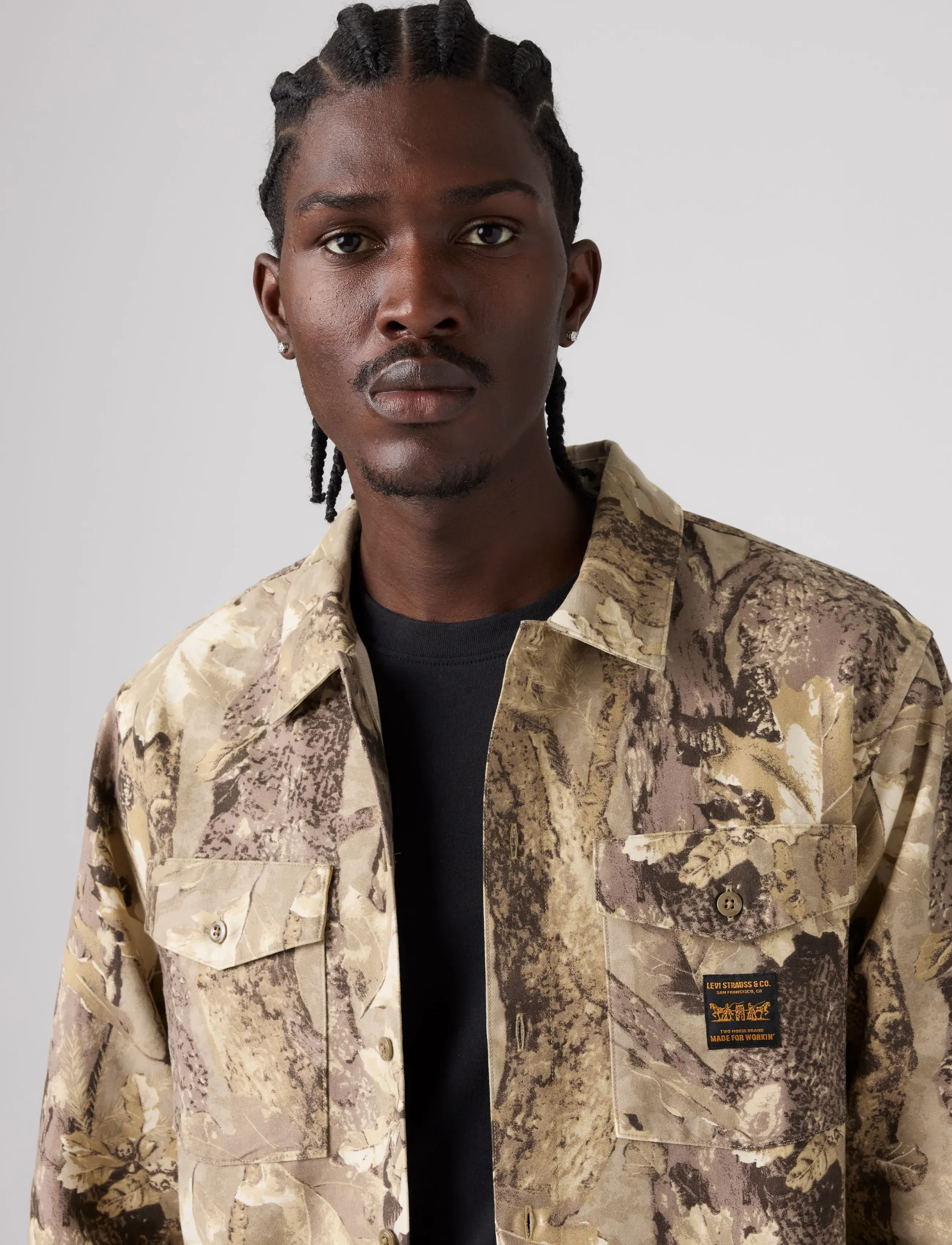 LEVIS ® Ls Worker Ww Tex Forest Camo G skjortor & blusar herr – bild 4