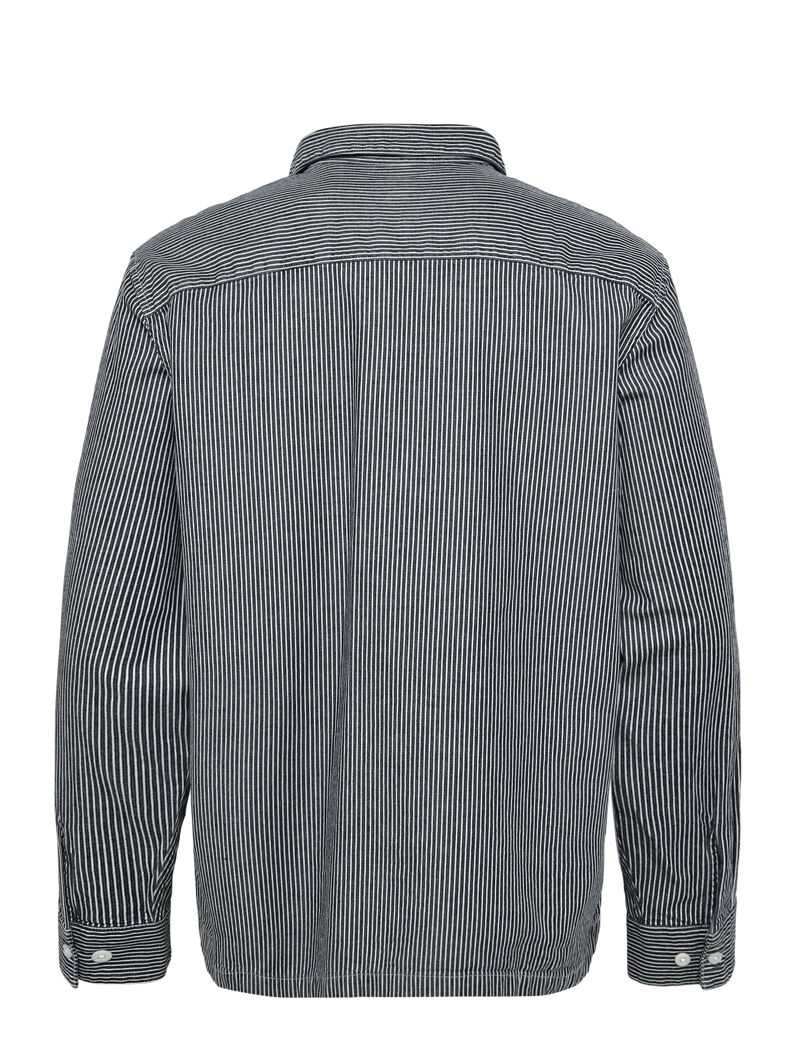 Levi's® - LS WORKER WW WASHINGTON STRIPE - triibulised särgid - dark indigo - flat finish - 1