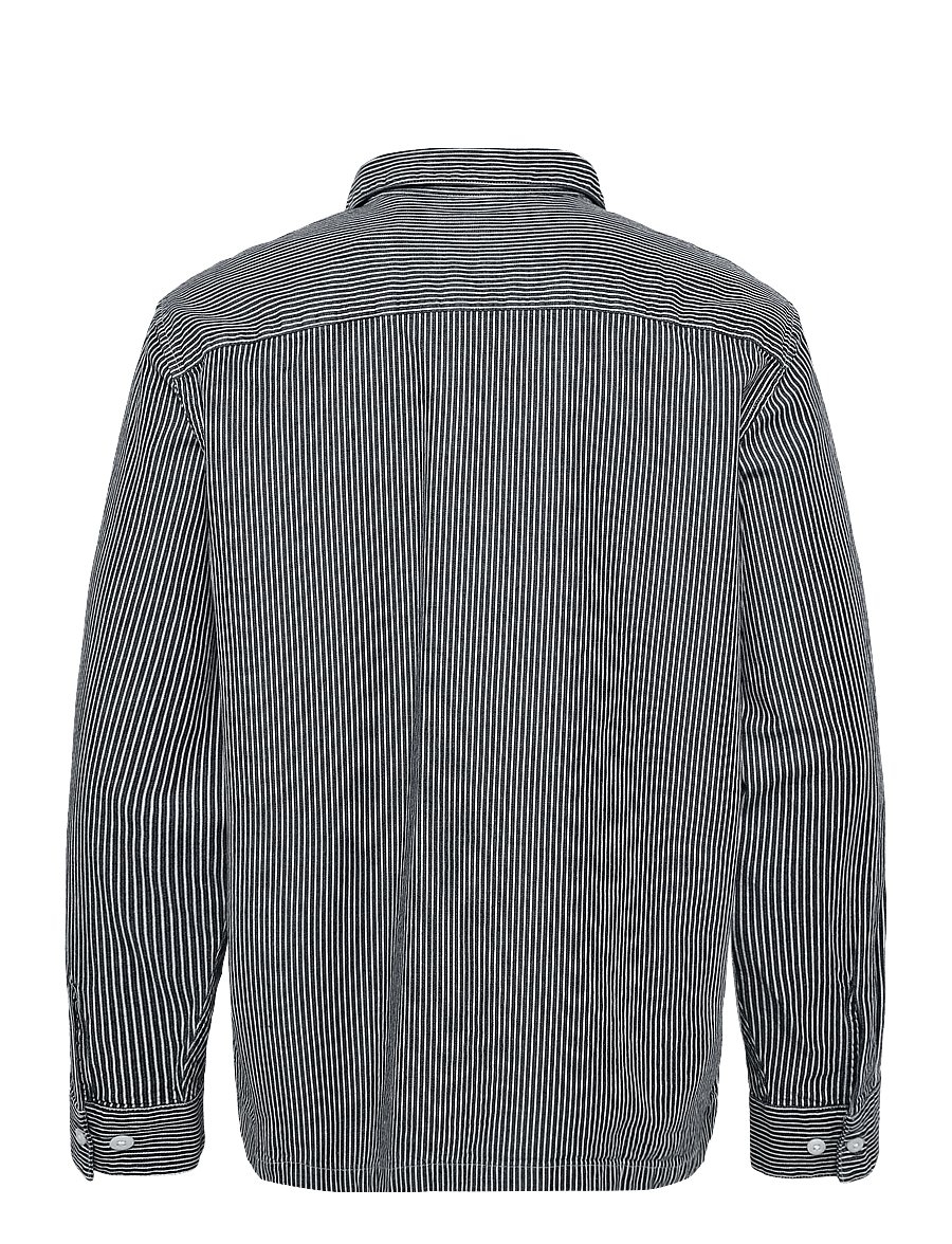 Levi's® - LS WORKER WW WASHINGTON STRIPE - triibulised särgid - dark indigo - flat finish - 1
