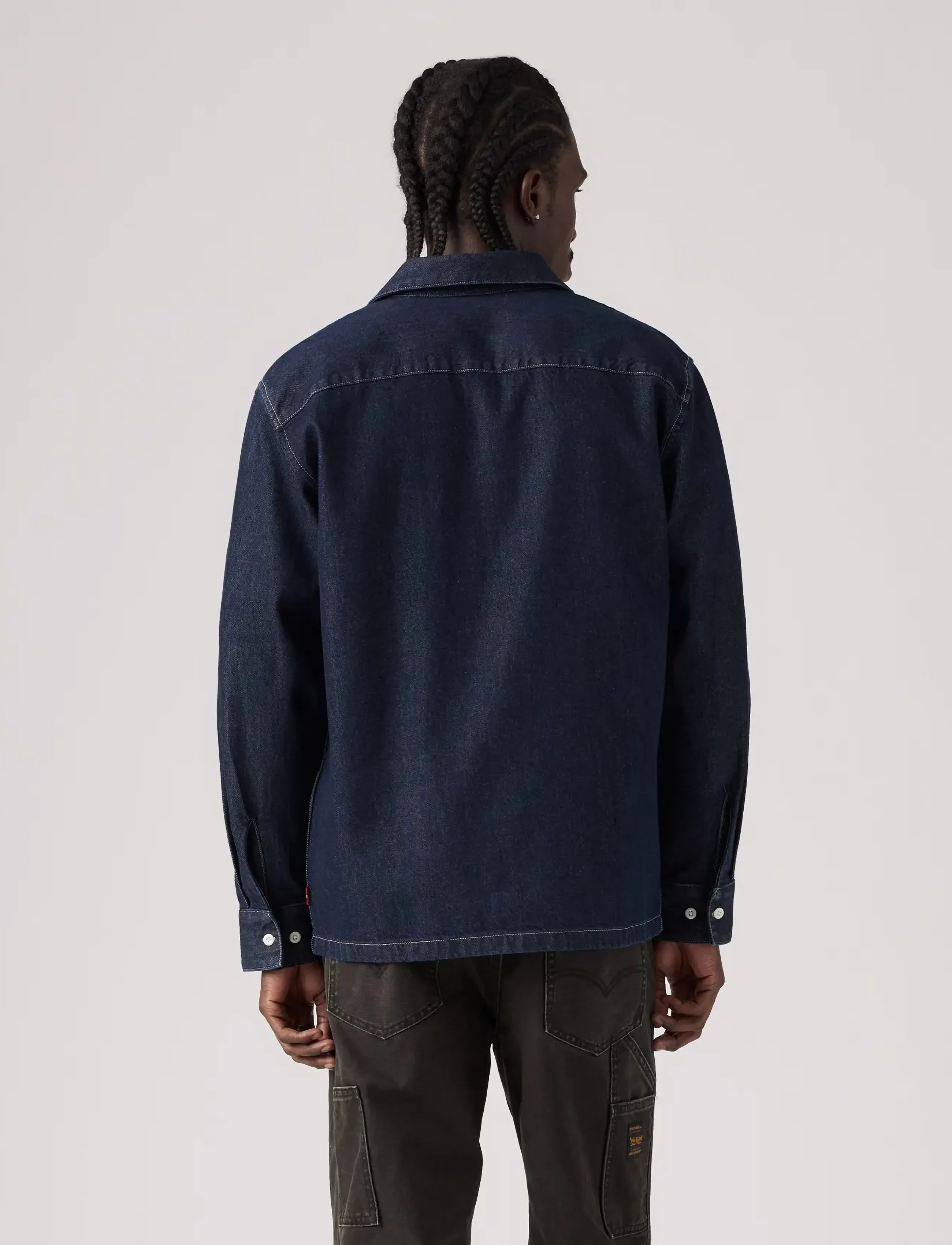 Levi's® - LS WORKER WW RINSE WORK REPEAT - jeanshemden - dark indigo - flat finish - 4