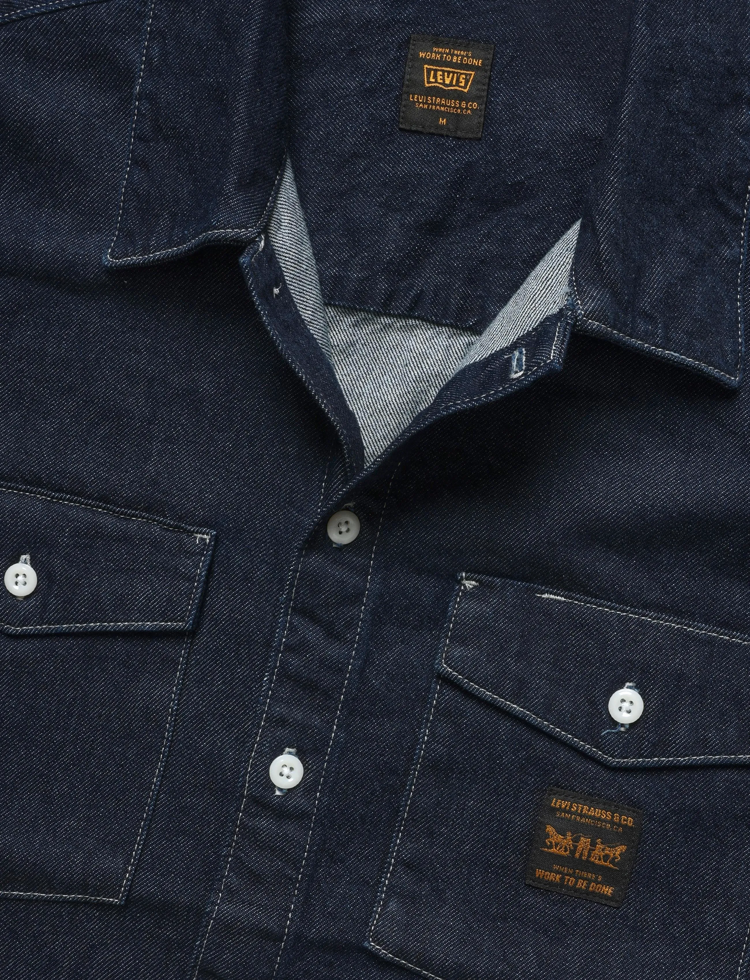 Levi's® - LS WORKER WW RINSE WORK REPEAT - dark indigo - flat finish - 2