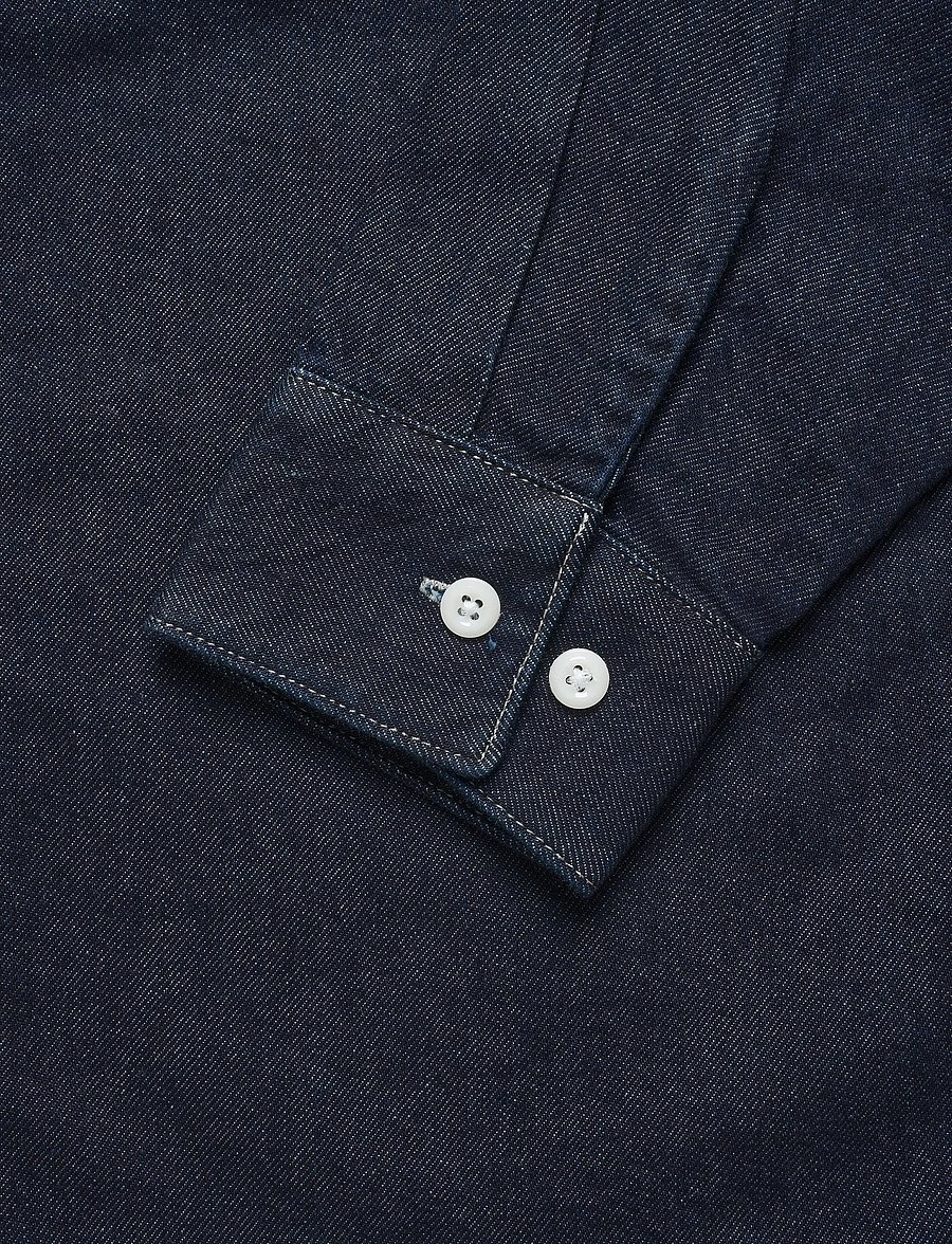 Levi's® - LS WORKER WW RINSE WORK REPEAT - denim shirts - dark indigo - flat finish - 3
