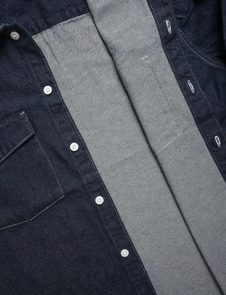 Levi's® - LS WORKER WW RINSE WORK REPEAT - denim shirts - dark indigo - flat finish - 4