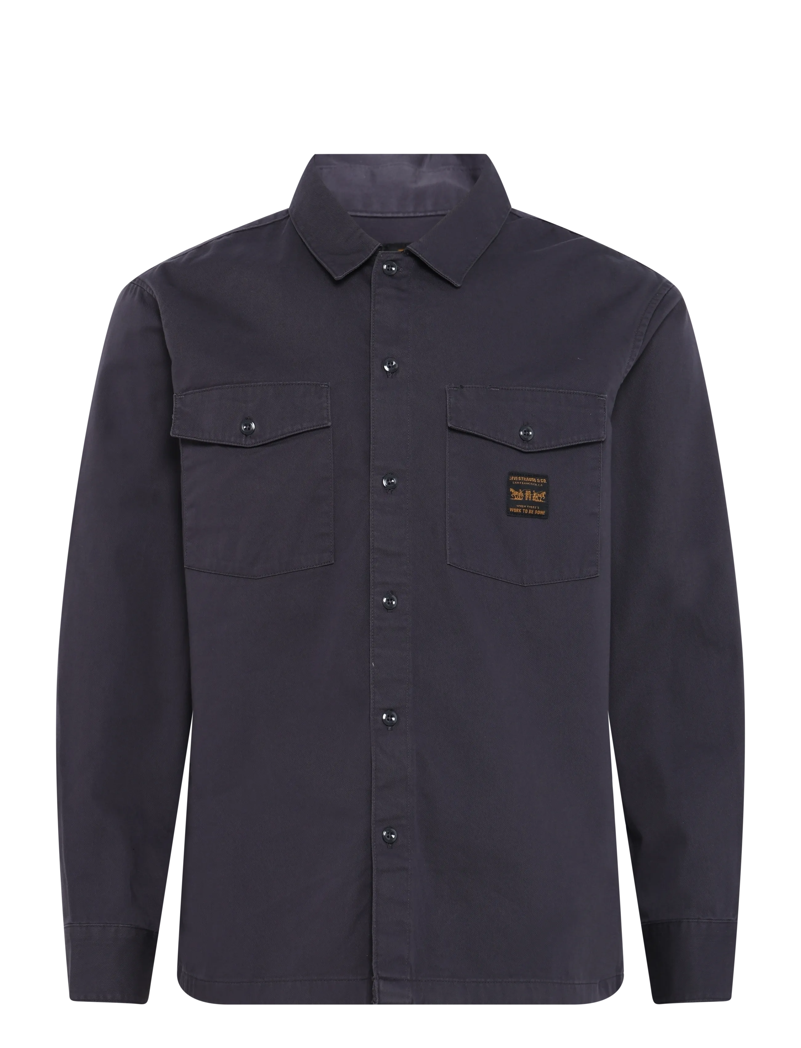 Levi's® - LS WORKER WW PERISCOPE TWILL - jeansskjortor - greys - 1