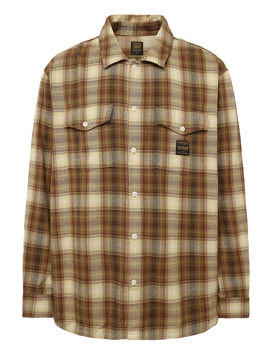Levi's® - LS WORKER WW ABILENE PLAID DUL - flanellskjortor - multi-colore - 0