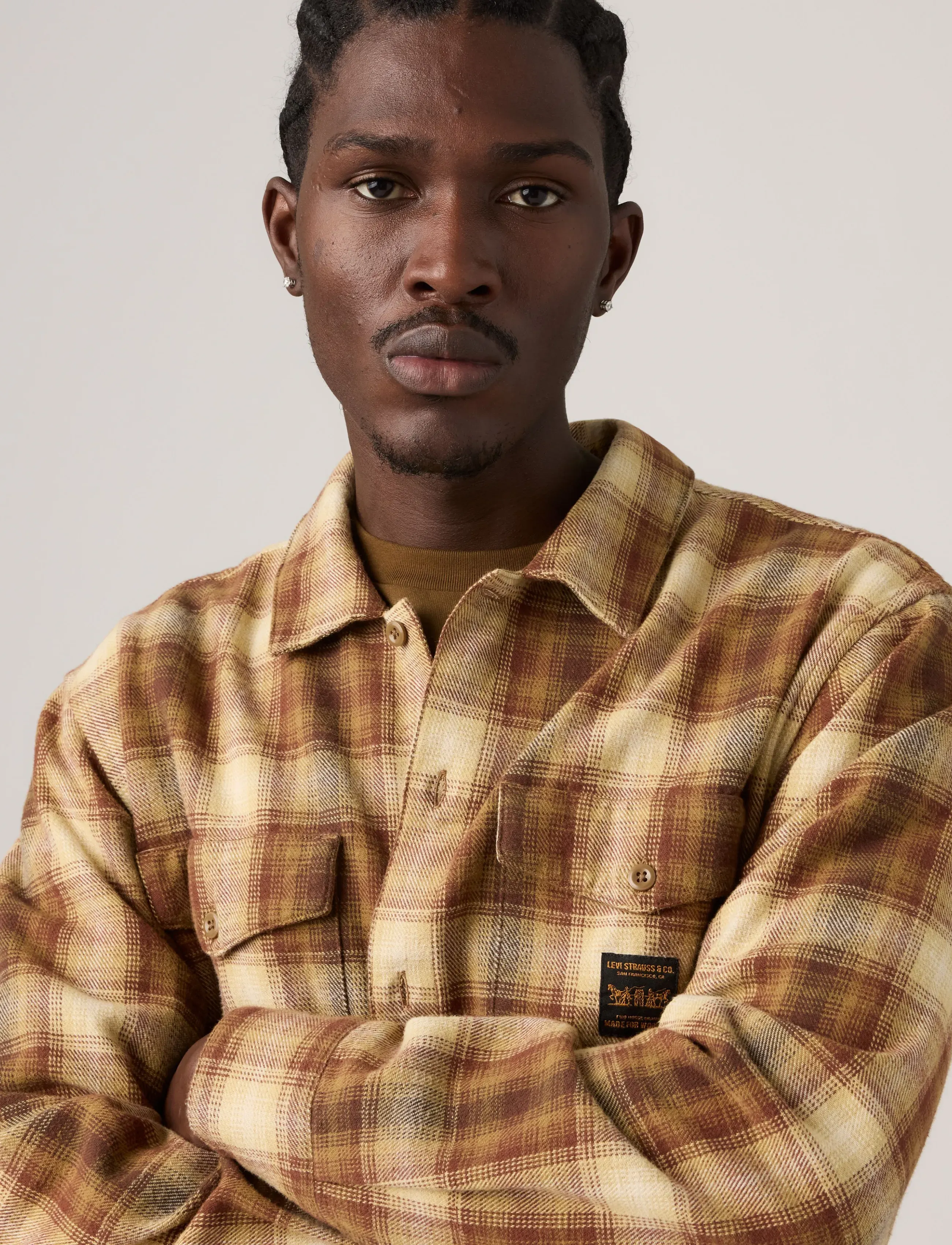 Levi's® - LS WORKER WW ABILENE PLAID DUL - efterårsbesparelser - multi-colore - 3