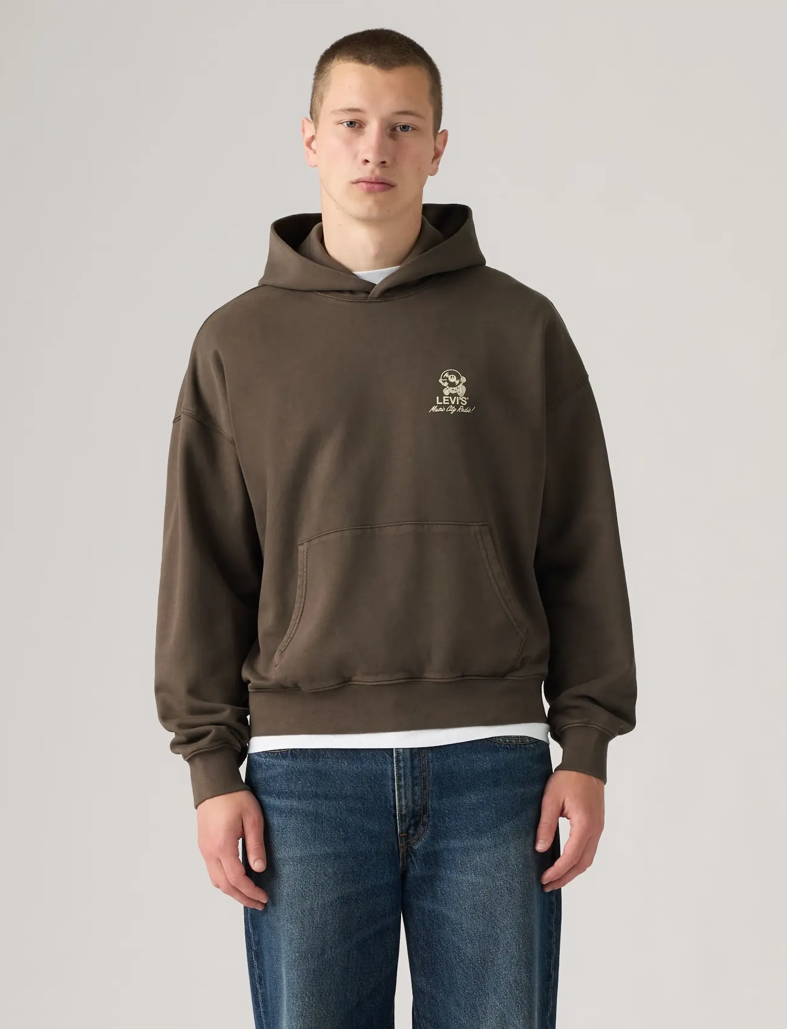 LEVIS ® Two Horse Boxy Hoodie Music Ci herr – bild 2