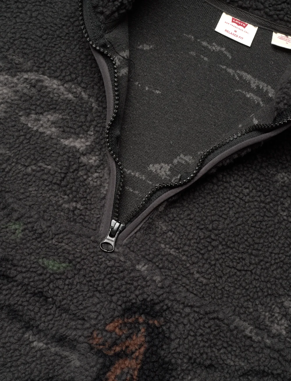 Levi's® - IDYLLWILD SHERPA POPOVER RUNNI - half zip-tröjor - blacks - 2