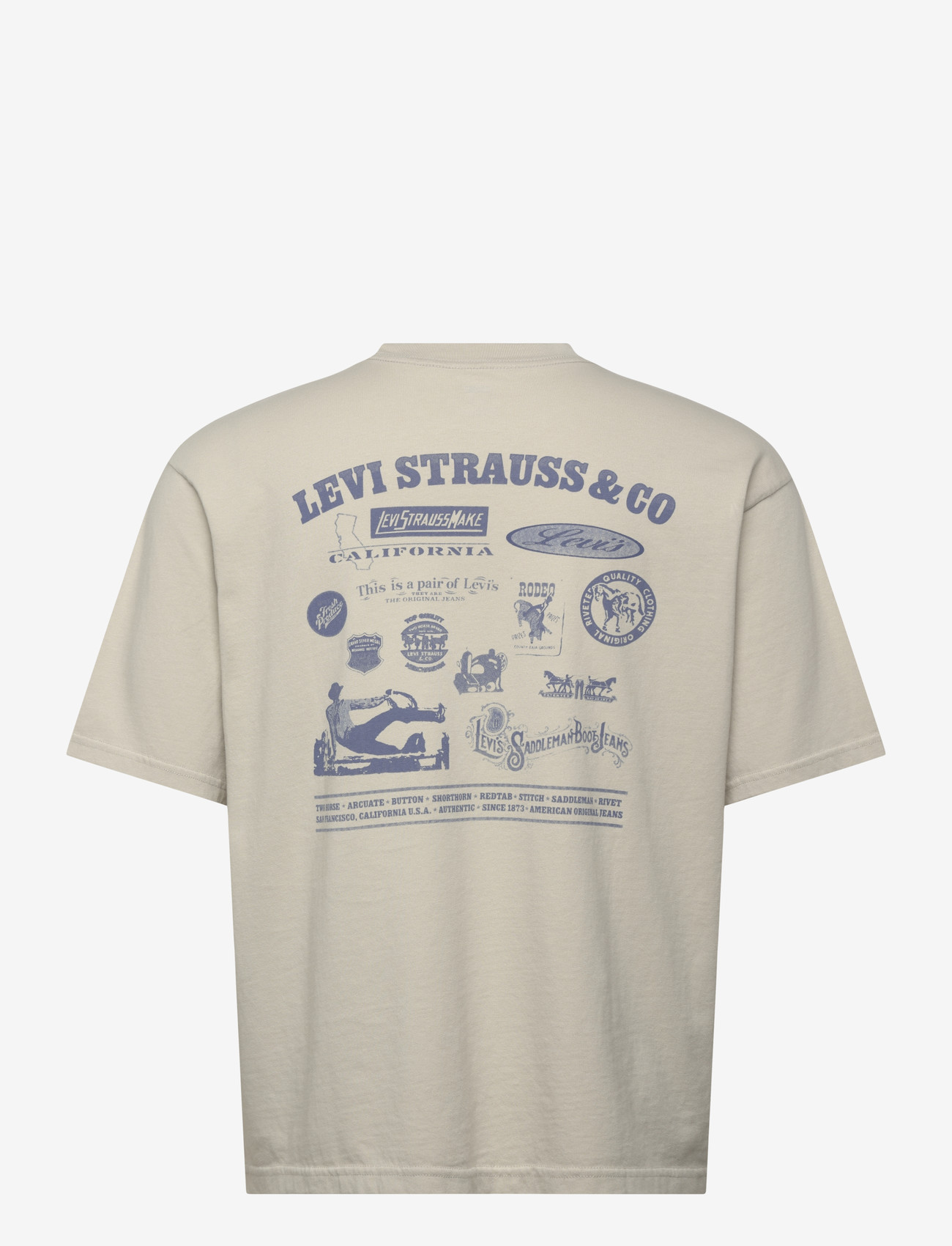Levi's® - WW GR TEE LEVIS ARCHIVAL 1 MOO - kortærmede t-shirts - blues - 2