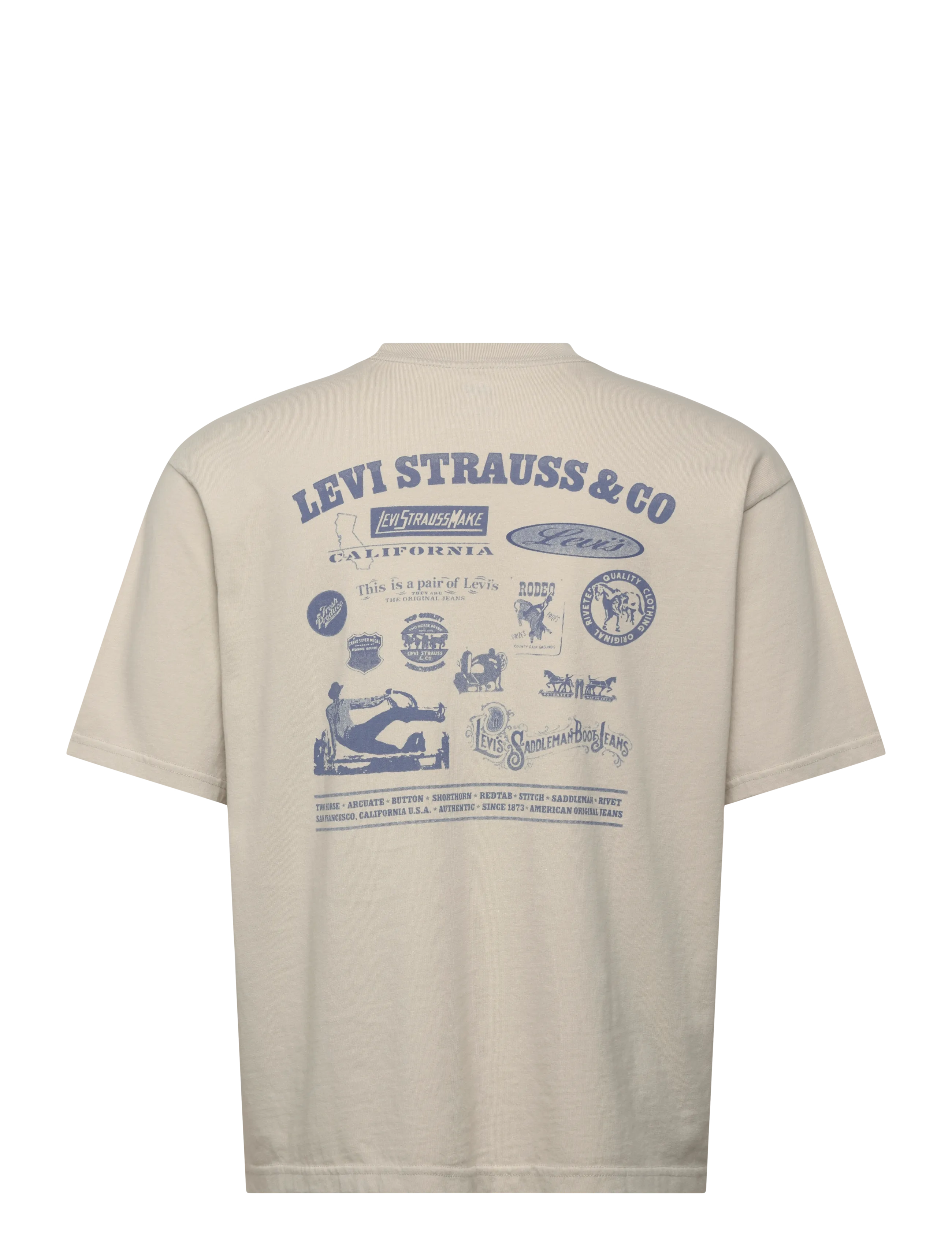 Levi's® - WW GR TEE LEVIS ARCHIVAL 1 MOO - stutterma bolir - blues - 2