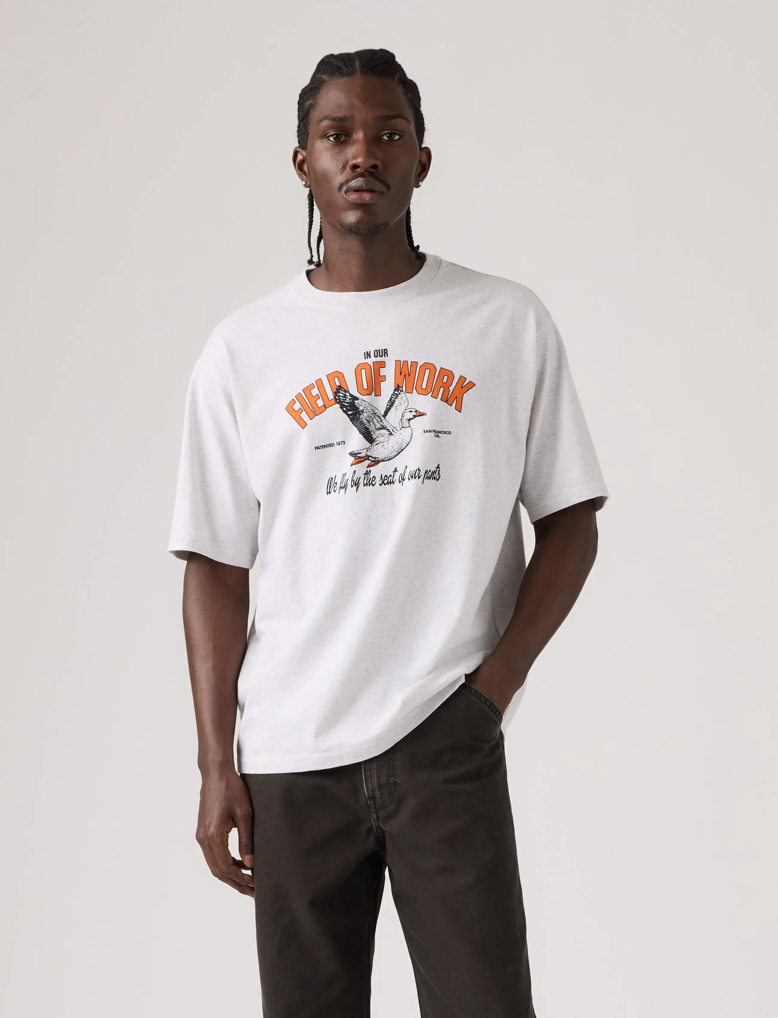 LEVIS ® Ww Gr Tee Field Of Work Sterli t-shirts herr – bild 2