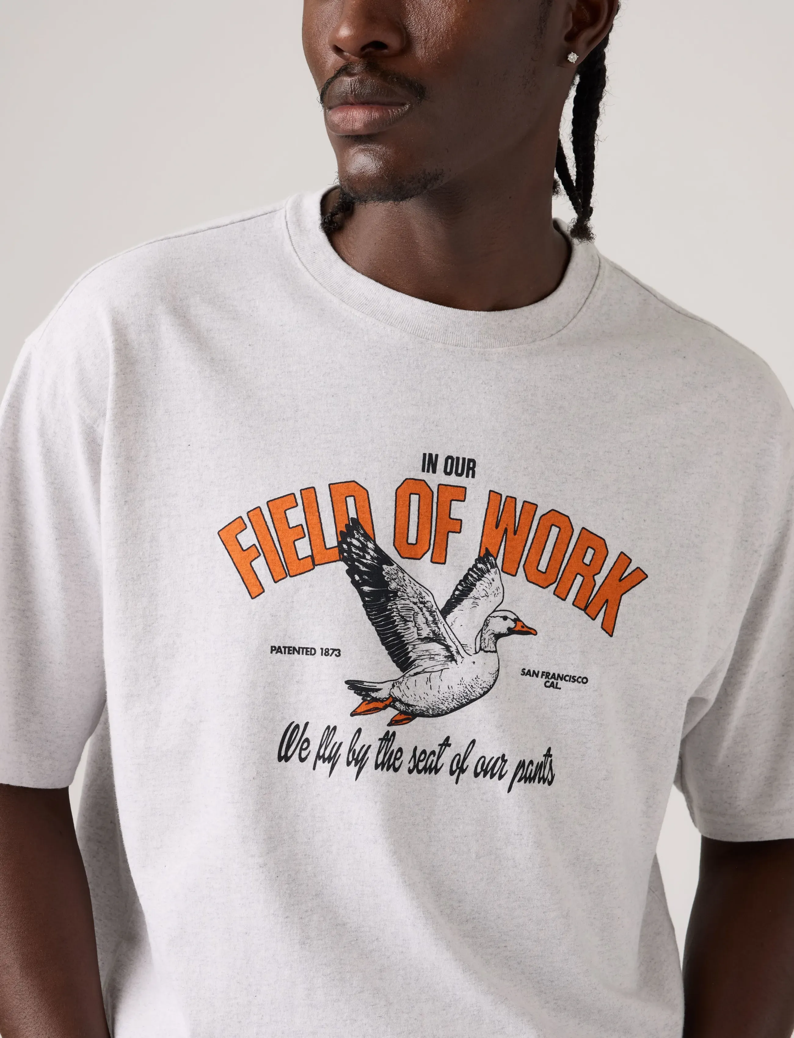 LEVIS ® Ww Gr Tee Field Of Work Sterli t-shirts herr – bild 4