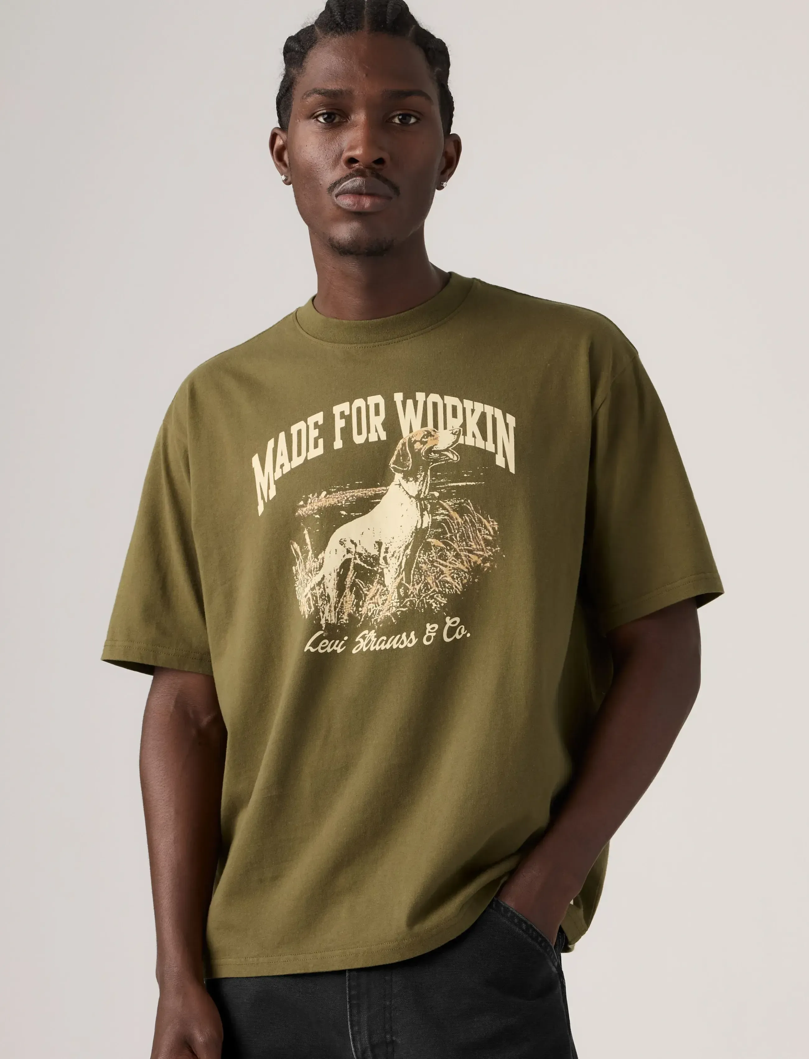Ww Gr Tee Made For Workin Dark