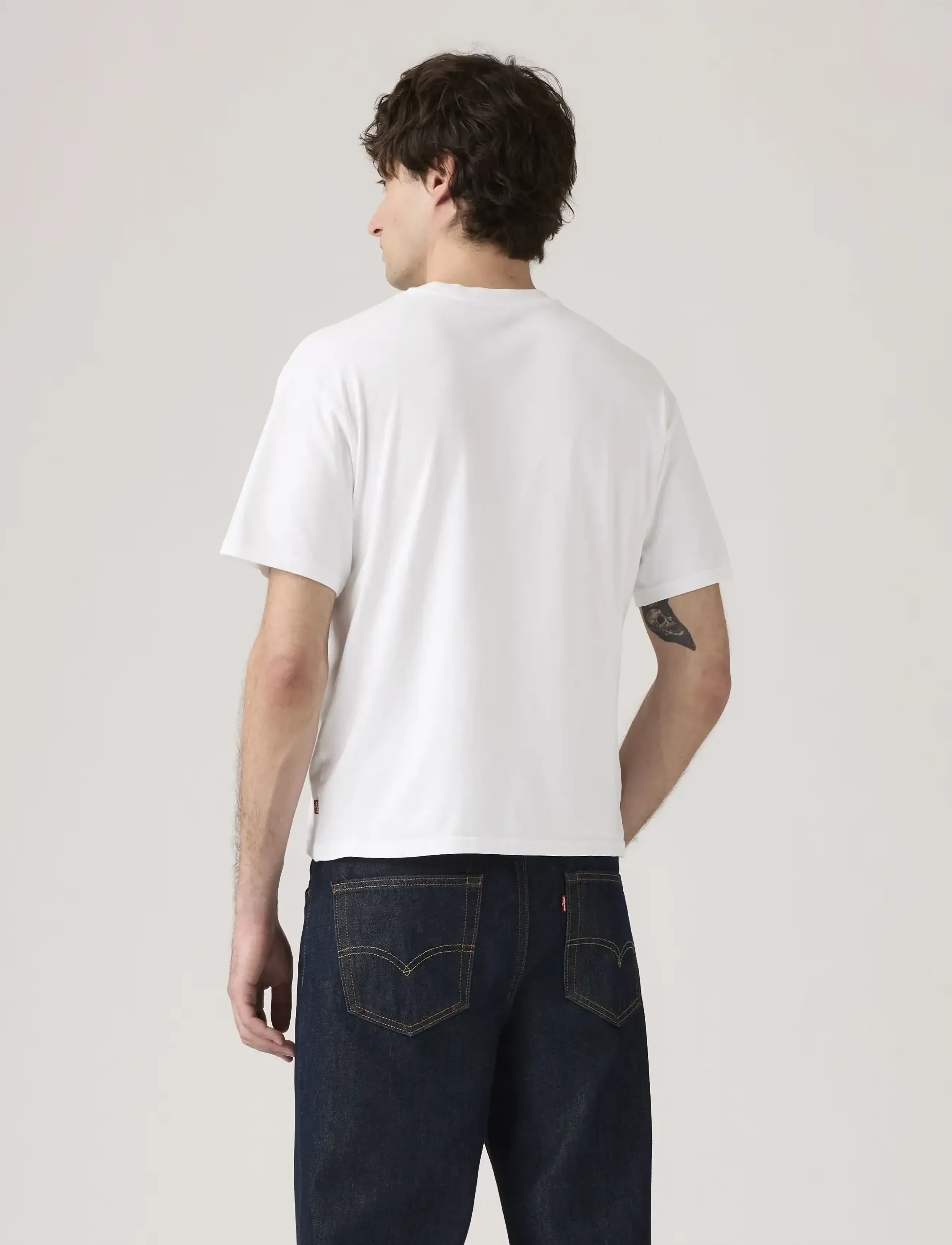 Levi's® - BOXY SS TEE BRIGHT WHITE JERSE - laagste prijzen - whites - 3