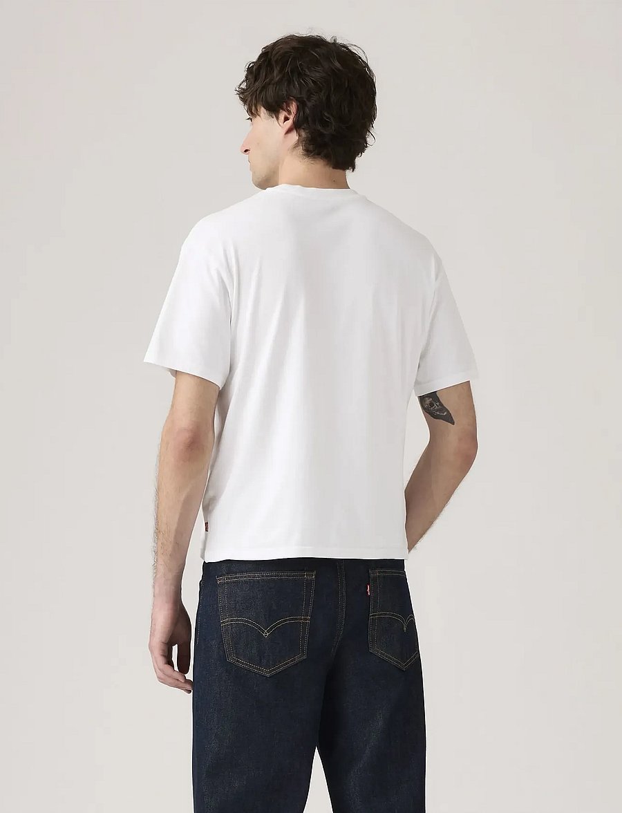 Levi's® - BOXY SS TEE BRIGHT WHITE JERSE - t-krekli ar īsām piedurknēm - whites - 3