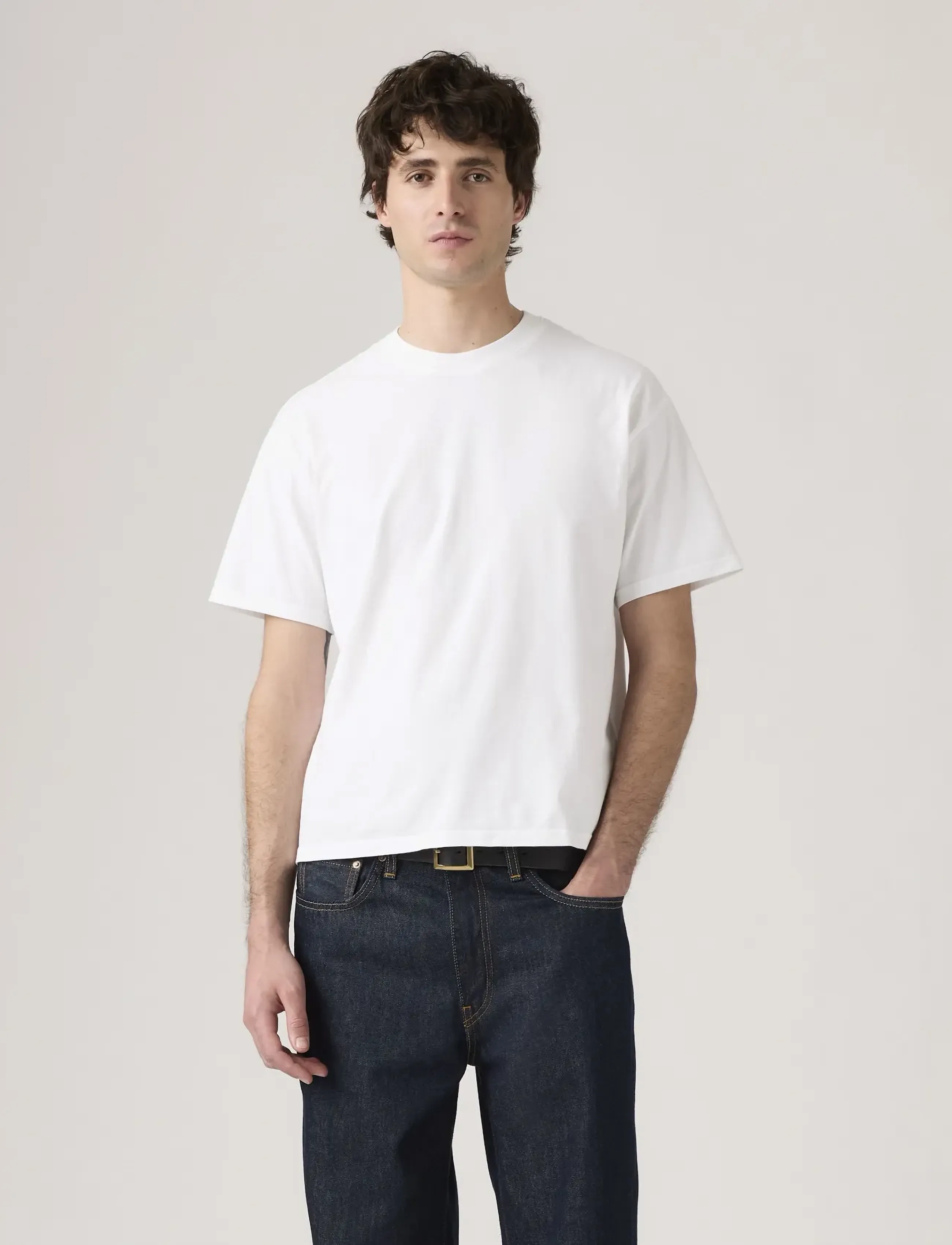 Levi's® - BOXY SS TEE BRIGHT WHITE JERSE - laagste prijzen - whites - 5