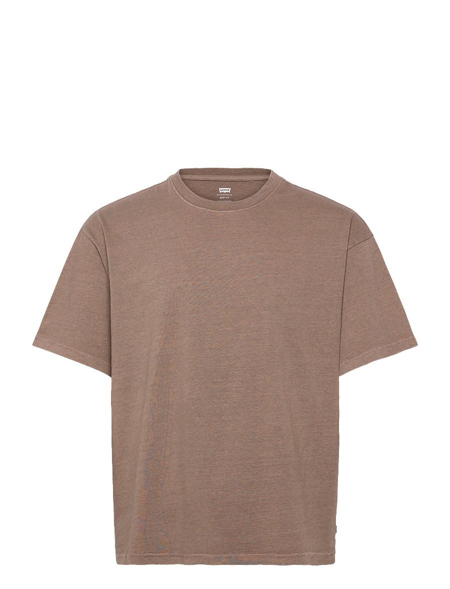 Levi's® - BOXY SS TEE POSTGRUNGE FUNGI G - kortermede t-skjorter - browns - 1