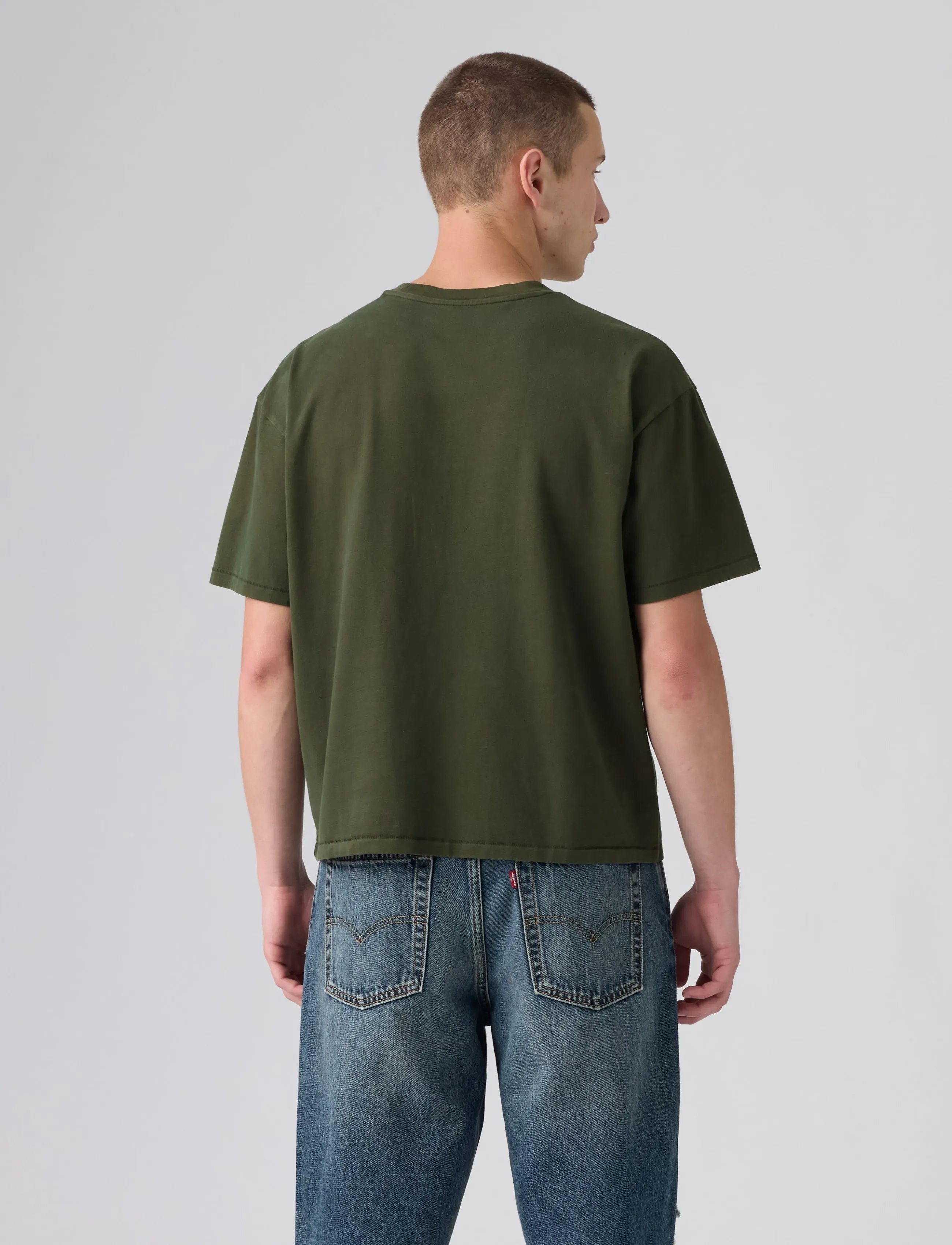LEVIS ® Boxy Ss Tee Sheen Wash Rosin t-shirts - bas herr – bild 3