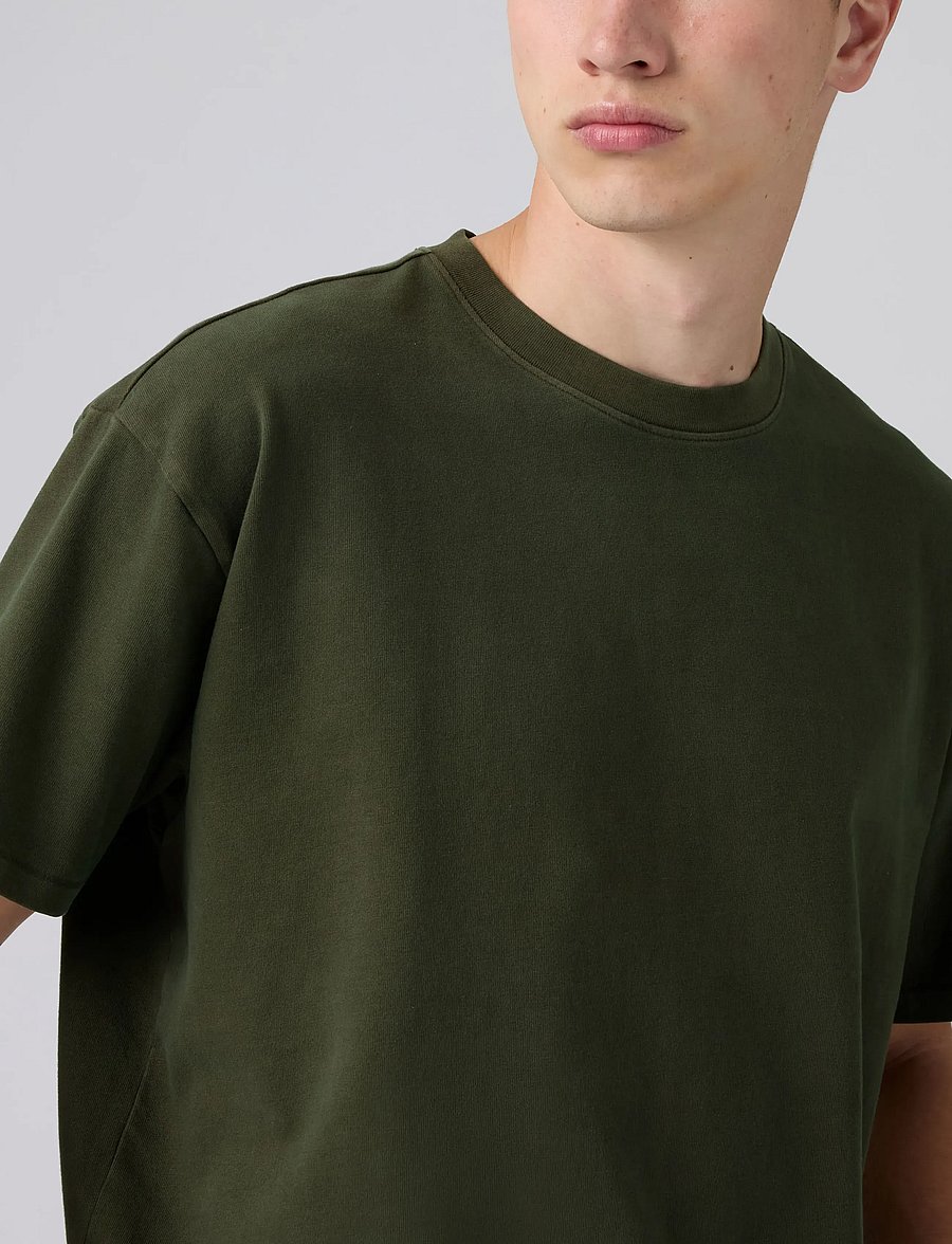 Levi's® - BOXY SS TEE SHEEN WASH ROSIN - greens - 5