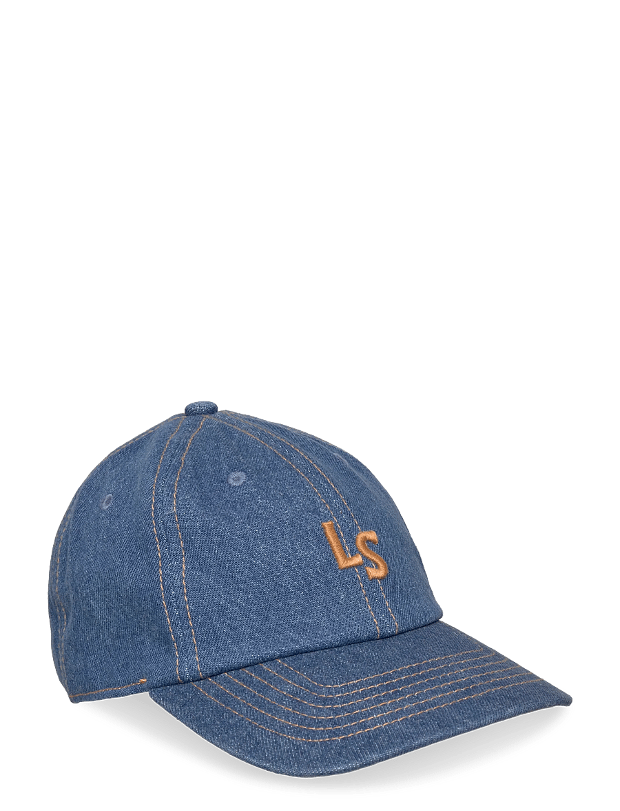 Levi's® - LS MONOGRAM CAP INDIGO MID WAS - nokamütsid - light indigo - flat finis - 0