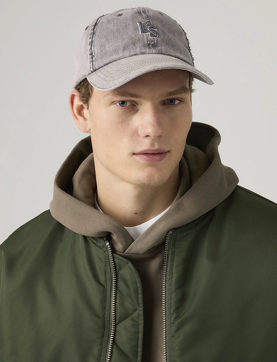 Levi's® - LS MONOGRAM CAP SUNSHINE TINT - kappen - greys - 0