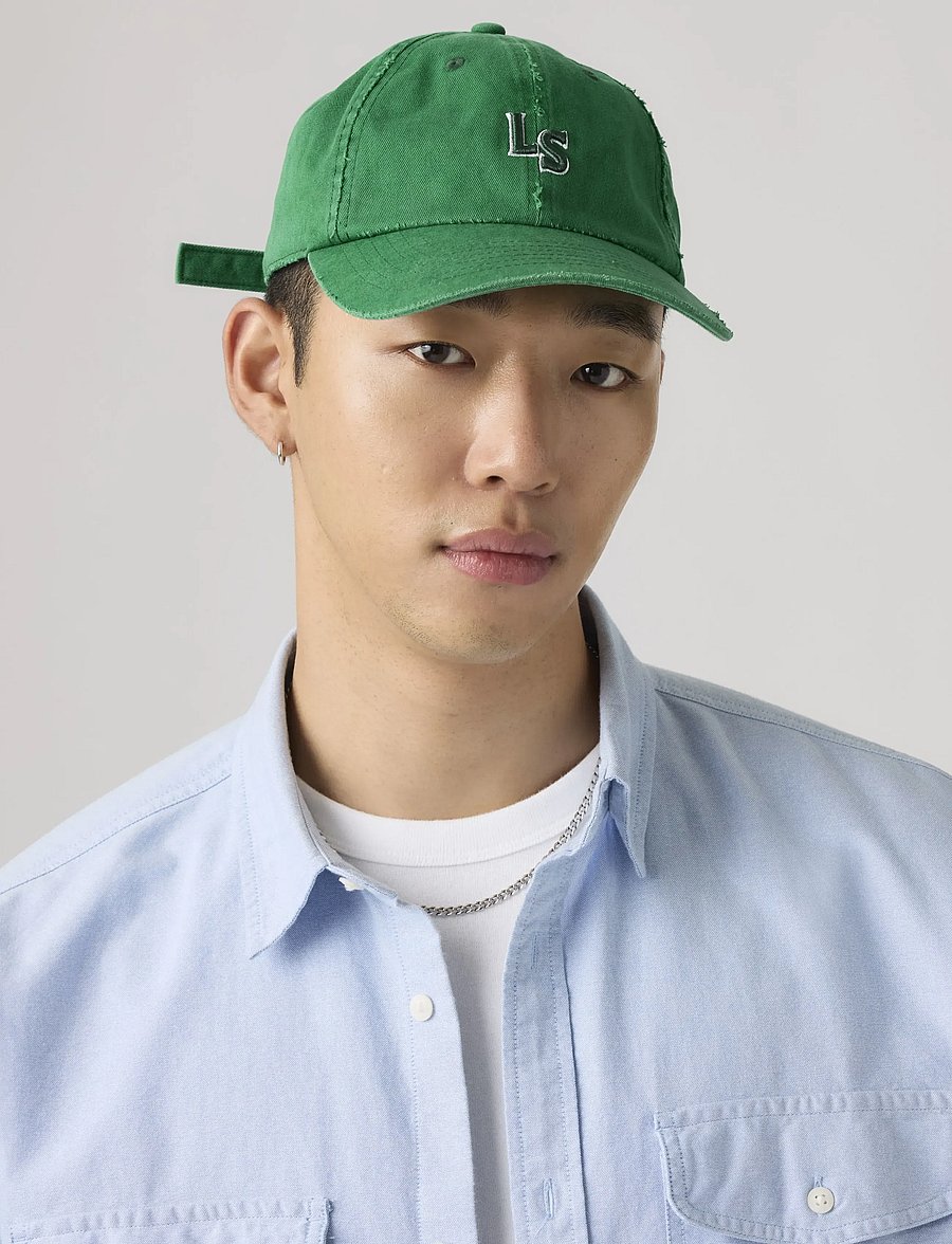 Levi's® - LS MONOGRAM CAP SUNSHINE TINT - kepsar - greens - 0