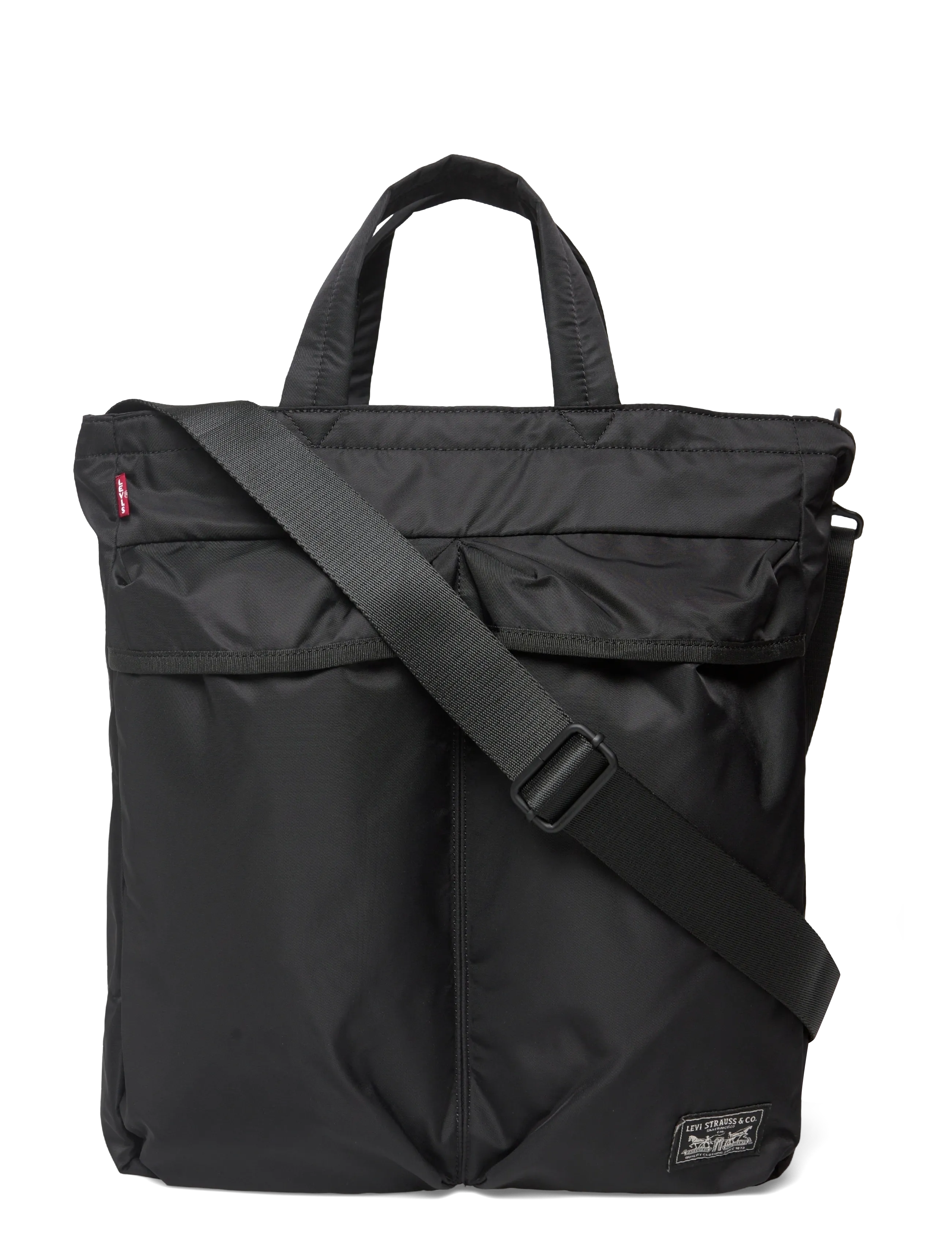 Levi's Mission Bay Tote Caviar, One Size, Black, Tasker > Skuldertasker, Herre
