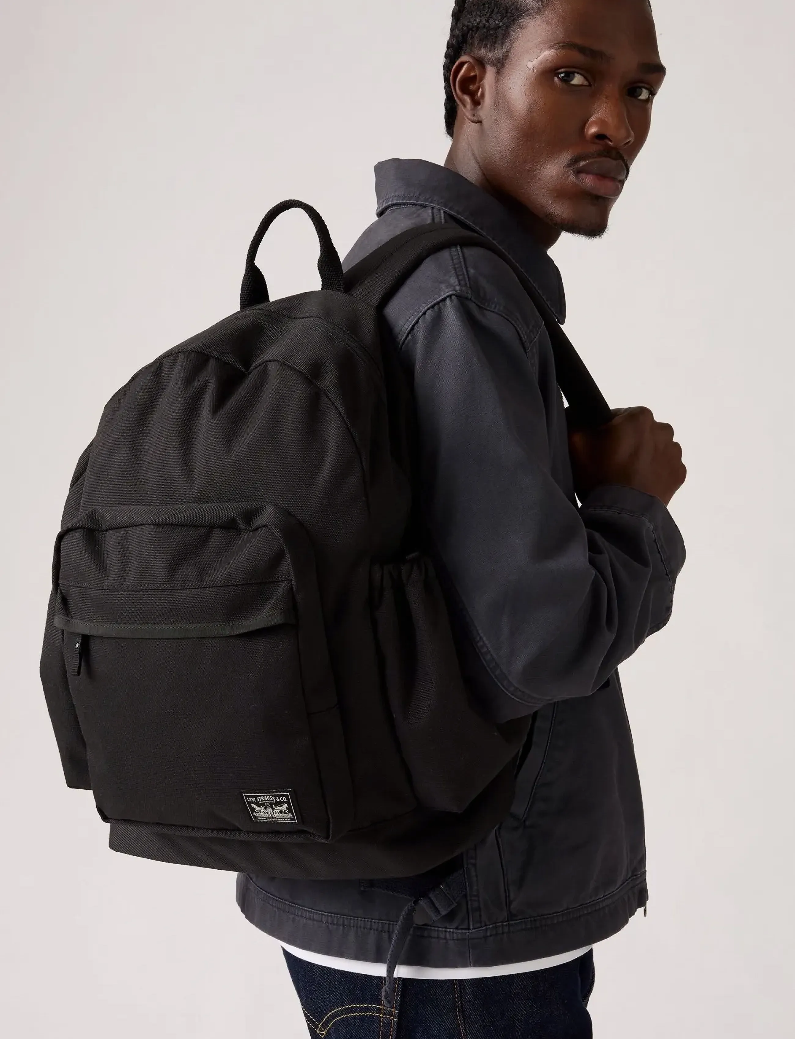 Levi's Mission Bay Pack Caviar, One Size, Black, Tasker > Rygsække, Herre