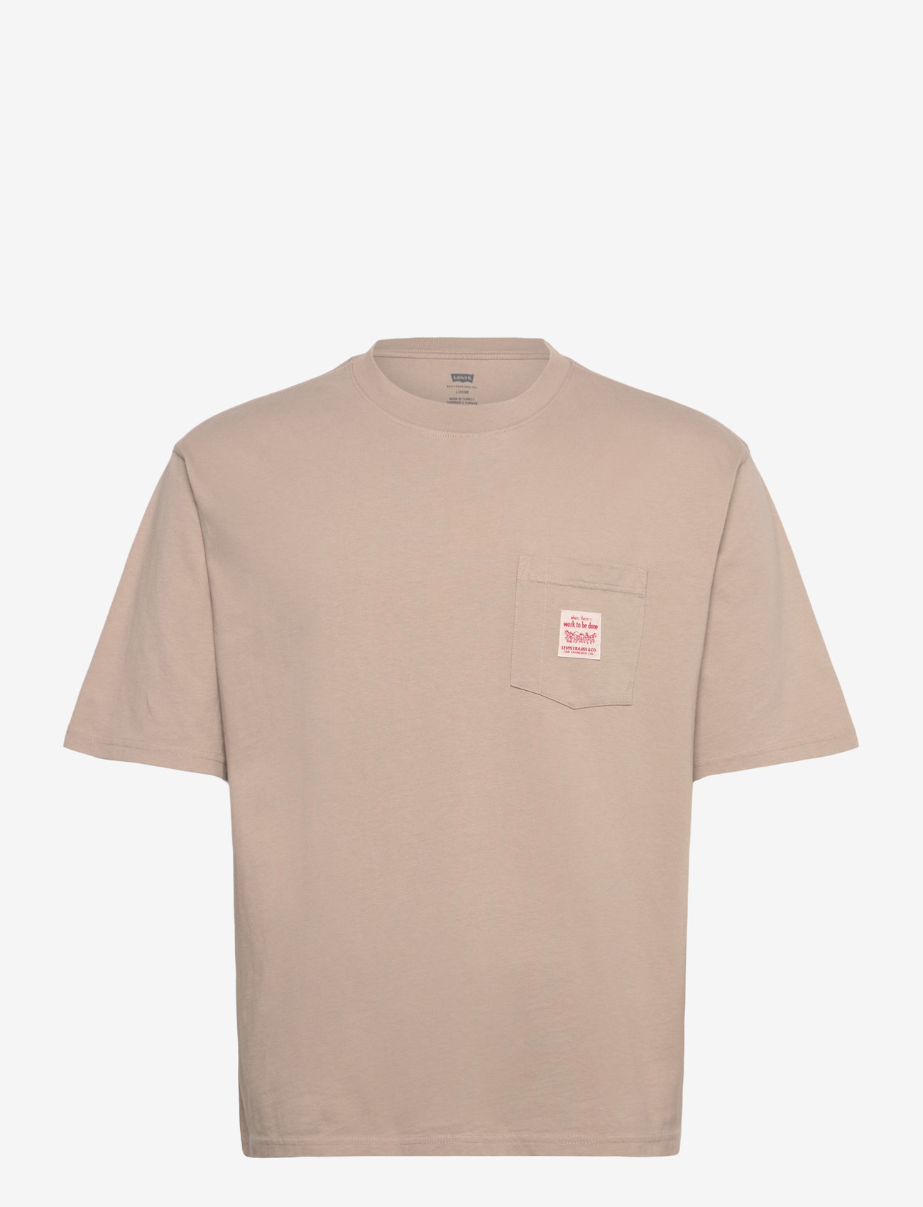 Levi's® - LSE_SS WORKWEAR TEE VINTAGE KH - kortærmede t-shirts - tans - 0