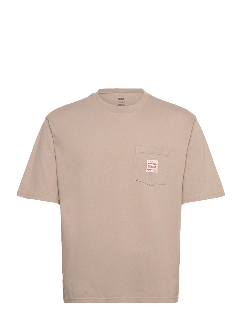 Levi's® - LSE_SS WORKWEAR TEE VINTAGE KH - kortærmede t-shirts - tans - 0