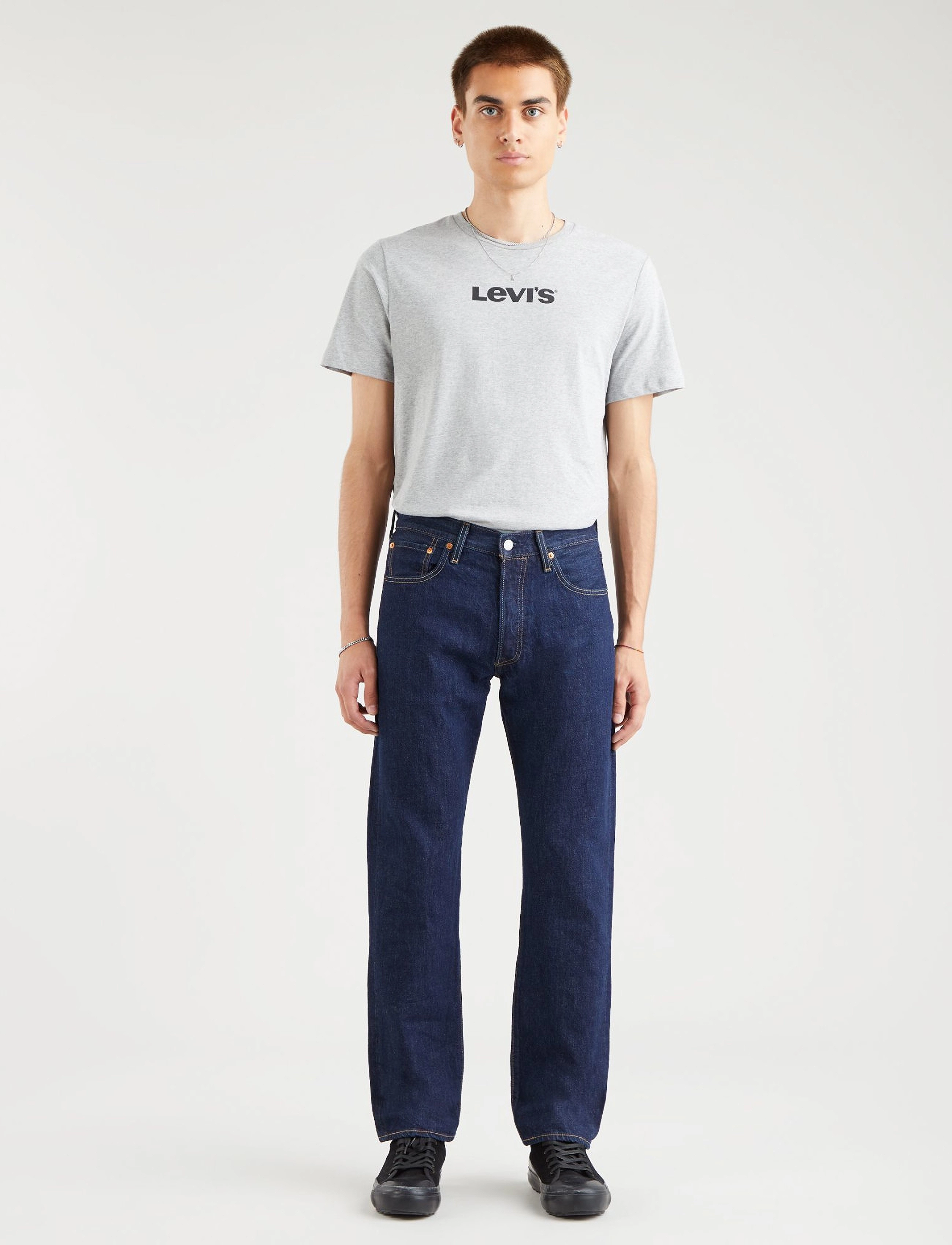 Levi's 501 Levisoriginal Onewash, 32 x 32, Blue, Jeans > Almindelige, Herre