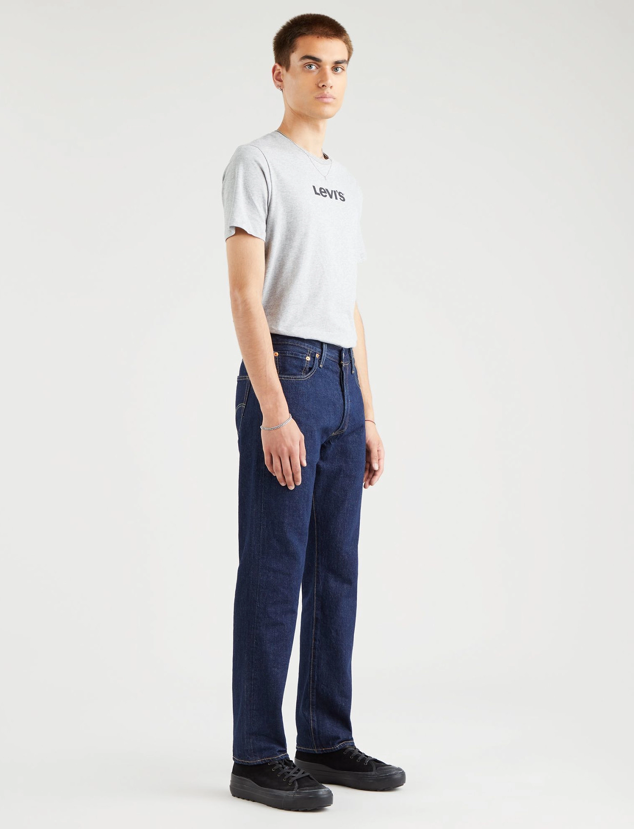 Levi's® - 501 LEVISORIGINAL ONEWASH - püksid & teksad - dark indigo - flat finish - 4