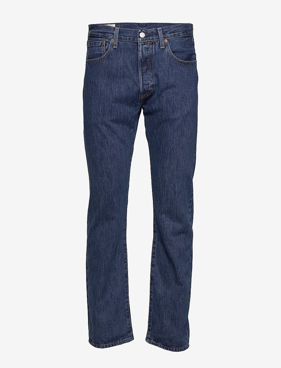 Levi's® - 501 LEVISORIGINAL STONEWASH 80 - regular jeans - med indigo - flat finish - 1