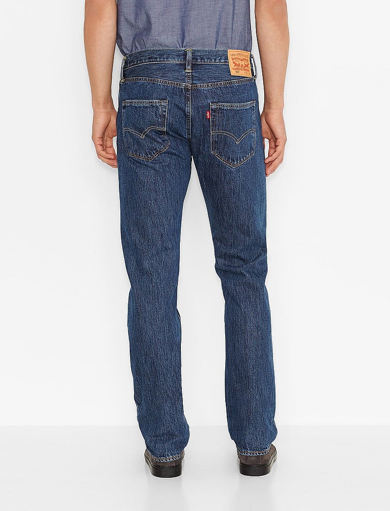 Levi's® - 501 LEVISORIGINAL STONEWASH 80 - regular jeans - med indigo - flat finish - 3