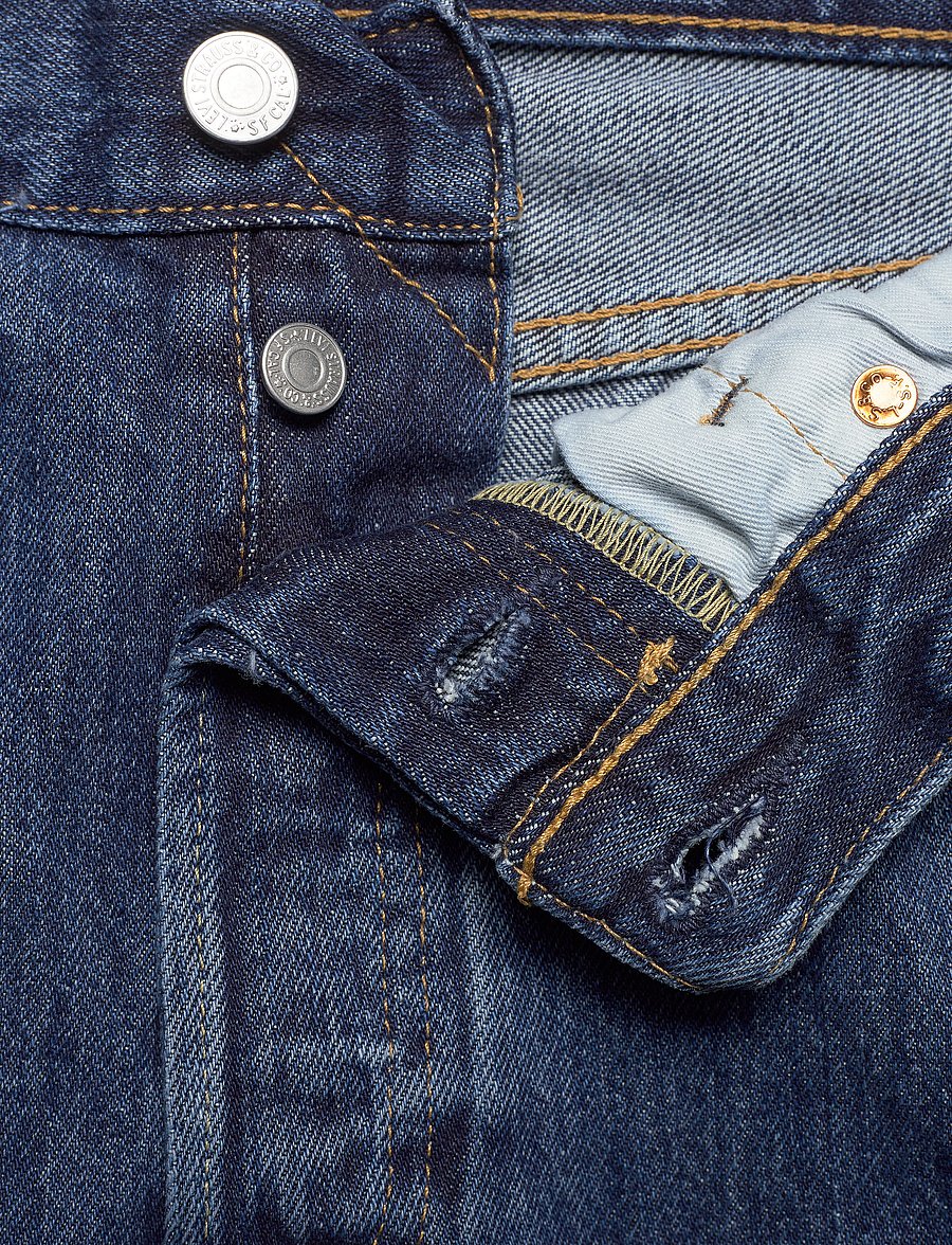 Levi's® - 501 LEVISORIGINAL STONEWASH 80 - regular jeans - med indigo - flat finish - 5