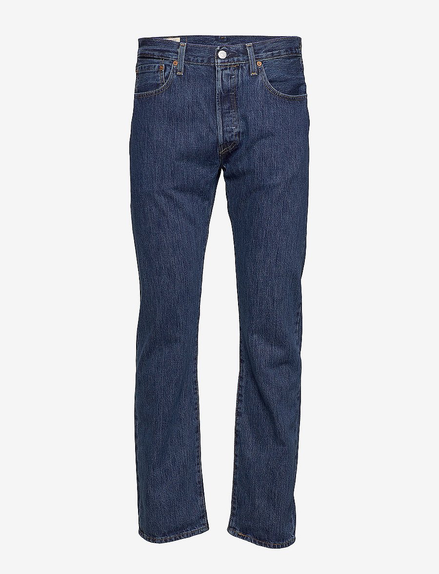 Levi's® - 501 LEVISORIGINAL STONEWASH 80 - regular jeans - med indigo - flat finishd - 1