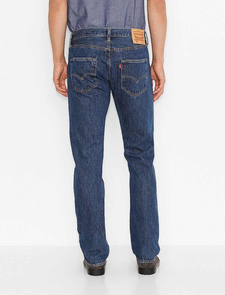Levi's® - 501 LEVISORIGINAL STONEWASH 80 - normale jeans - med indigo - flat finishh - 3