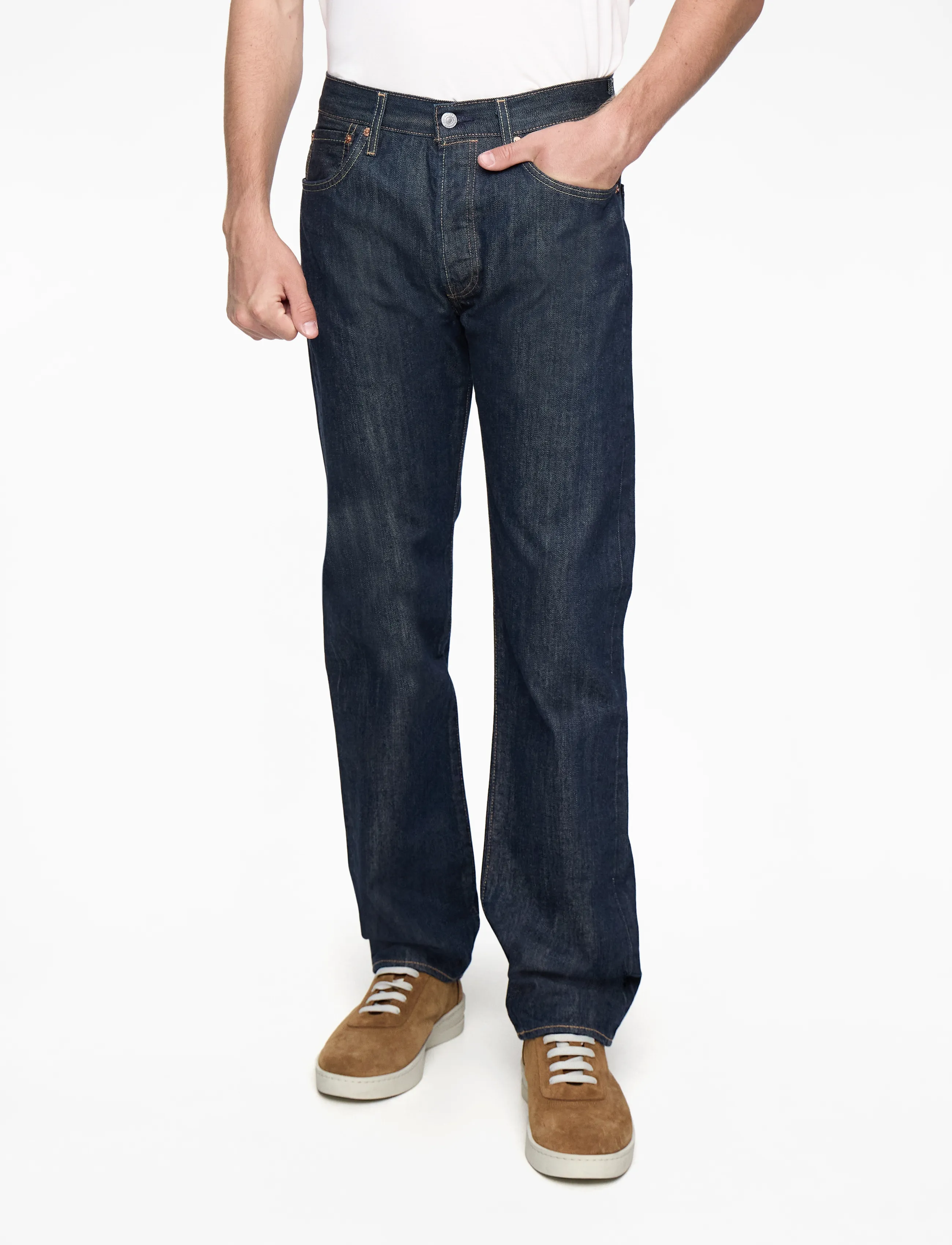 Levi's® - 501 LEVISORIGINAL LEVIS MARLON - beinar gallabuxur - dark indigo - flat finish - 0
